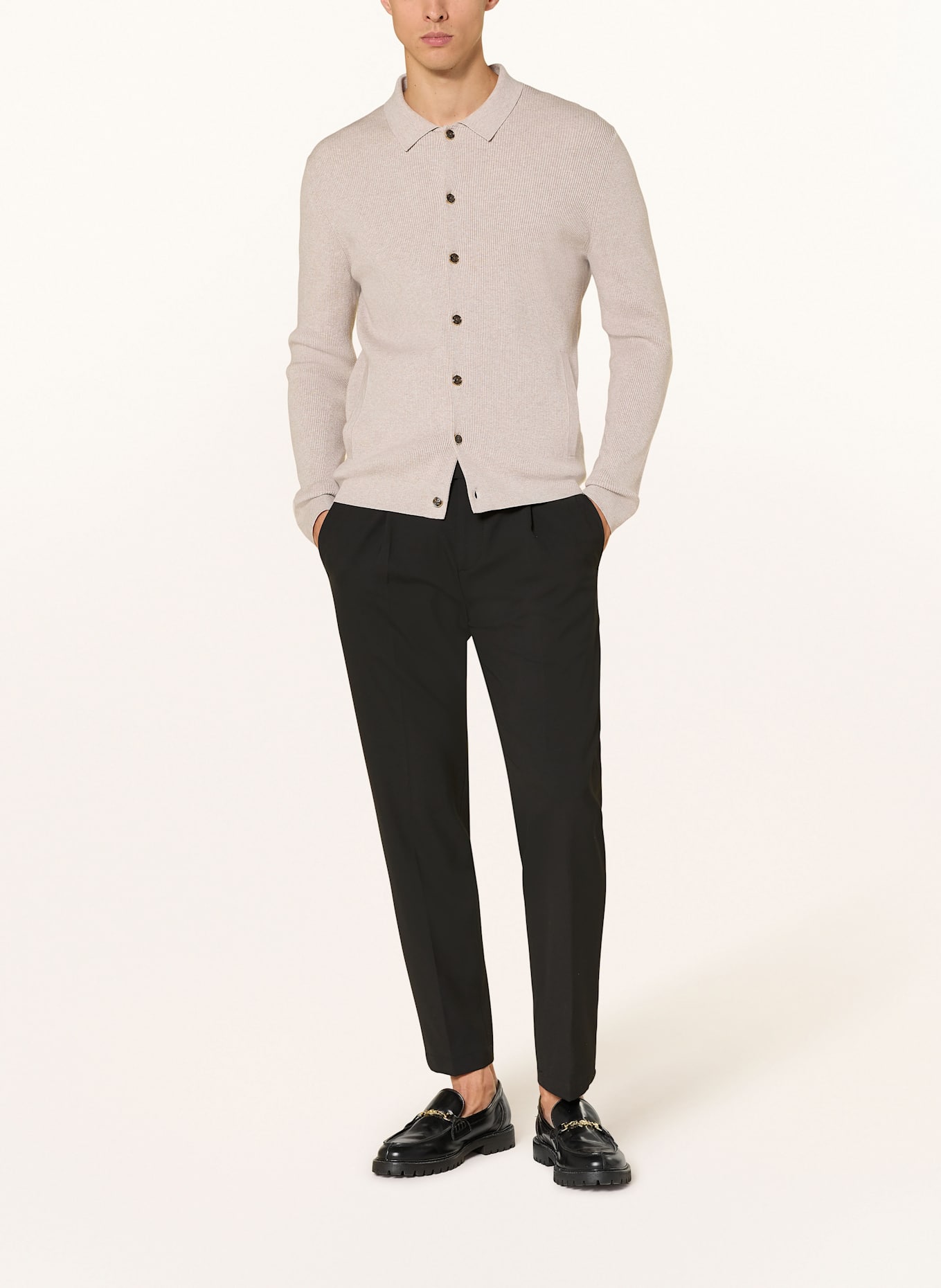 CINQUE Hose CISALTO Tapered Fit: SCHWARZ