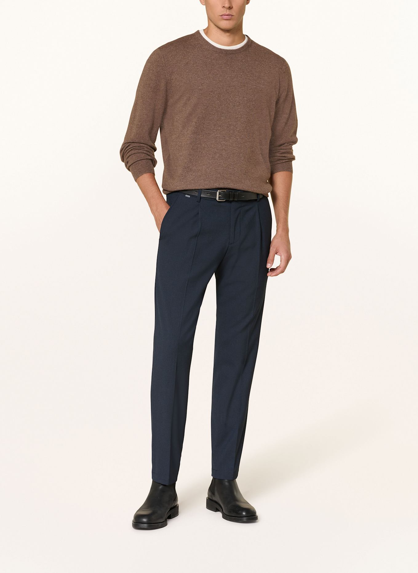 CINQUE Hose CISALTO Tapered Fit: DUNKELBLAU