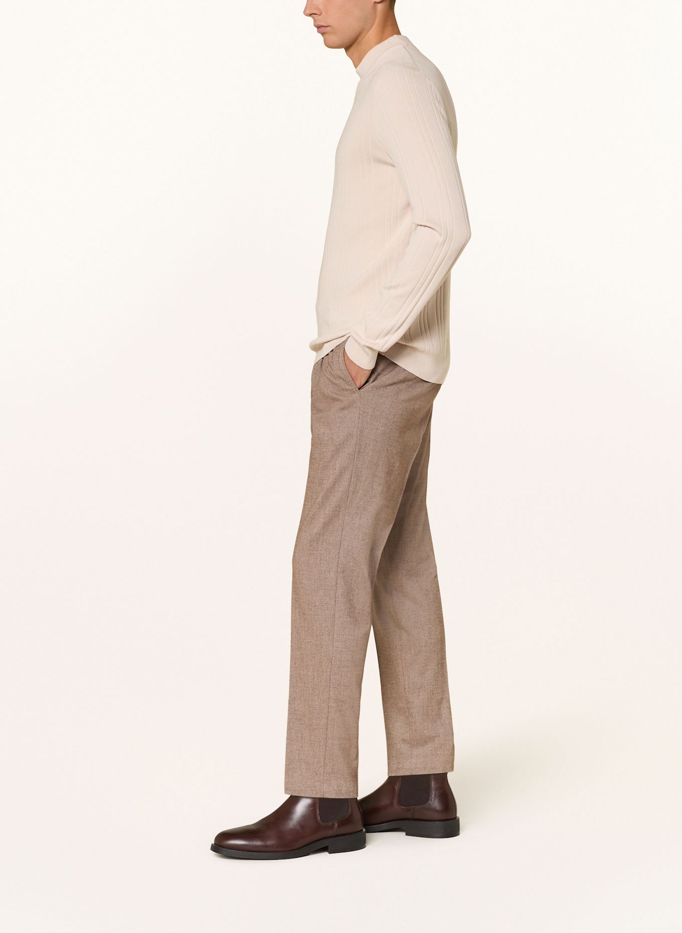 CINQUE Hose CISALTO Extra Slim Fit: DUNKELBRAUN
