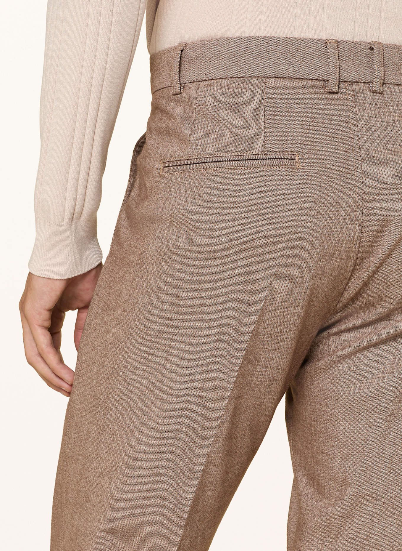 CINQUE Hose CISALTO Extra Slim Fit: DUNKELBRAUN
