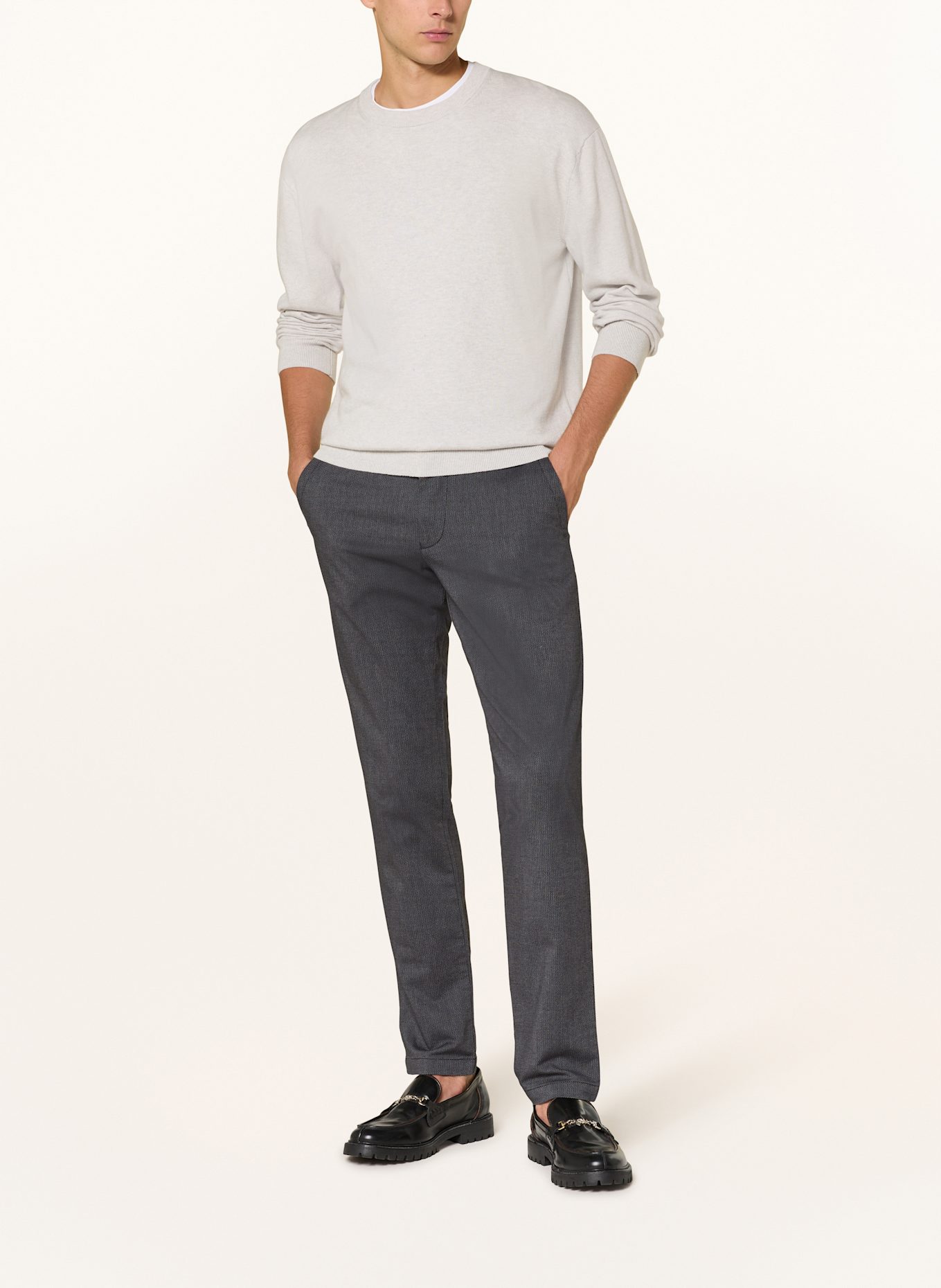 CINQUE Chino CIBRODY Extra Slim Fit: DUNKELGRAU