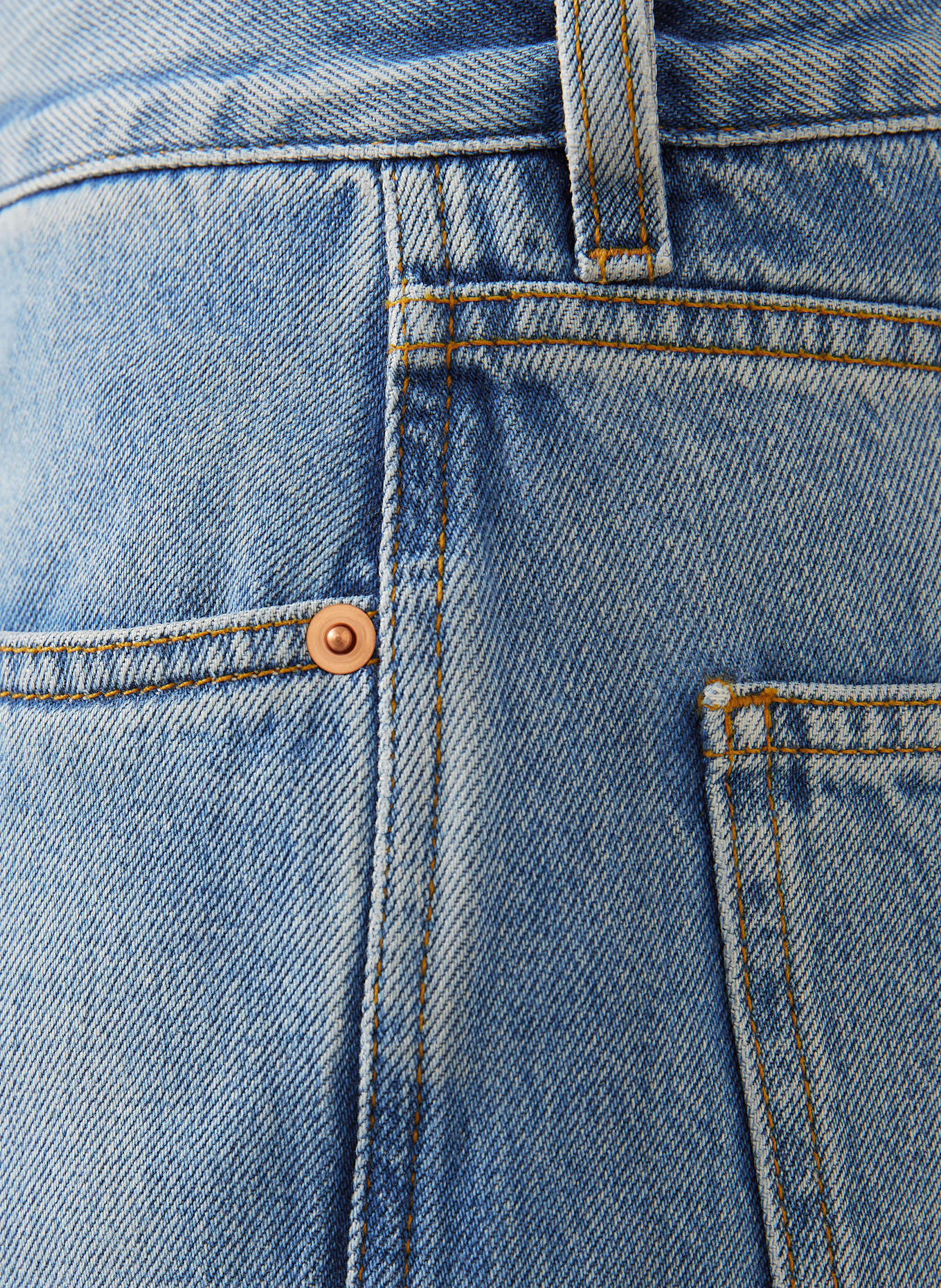 デニム・ジーパン GUCCI LIGHT BLUE WIDE-LEG JEANS Wide leg denim pants in light blue | GUCCI® UK