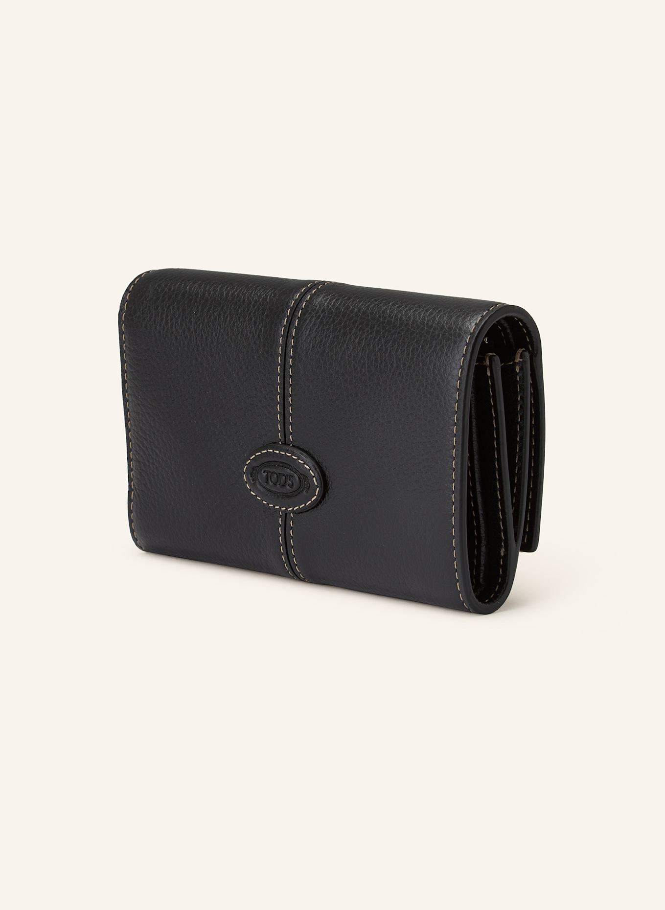 TOD'S Portfel: CZARNY