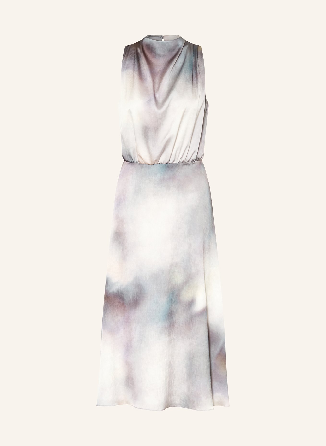 SWING robe de cocktail: ROSE CLAIR/ BLEU PÉTROLE