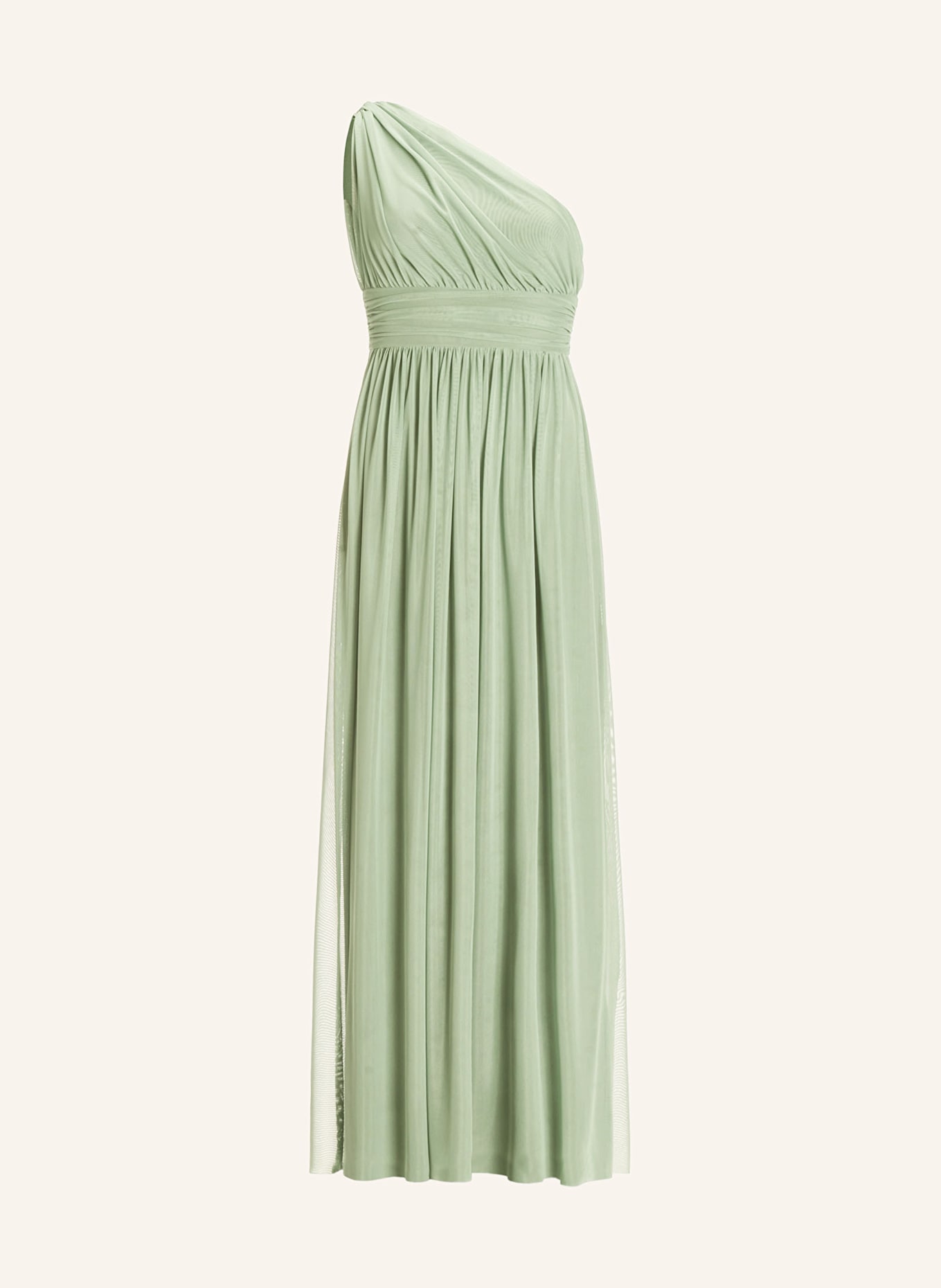 SWING Abendkleid aus Mesh: HELLGRÜN
