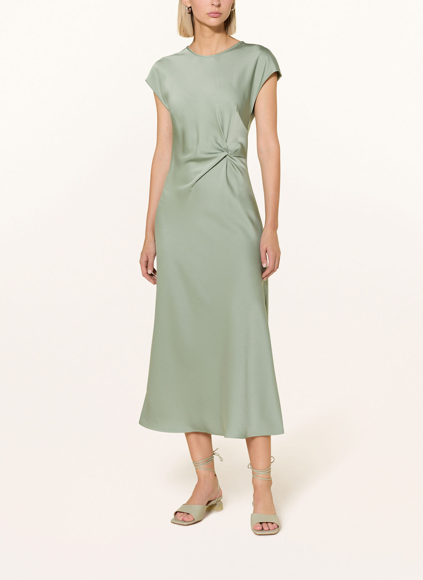 SWING robe de cocktail: VERT CLAIR