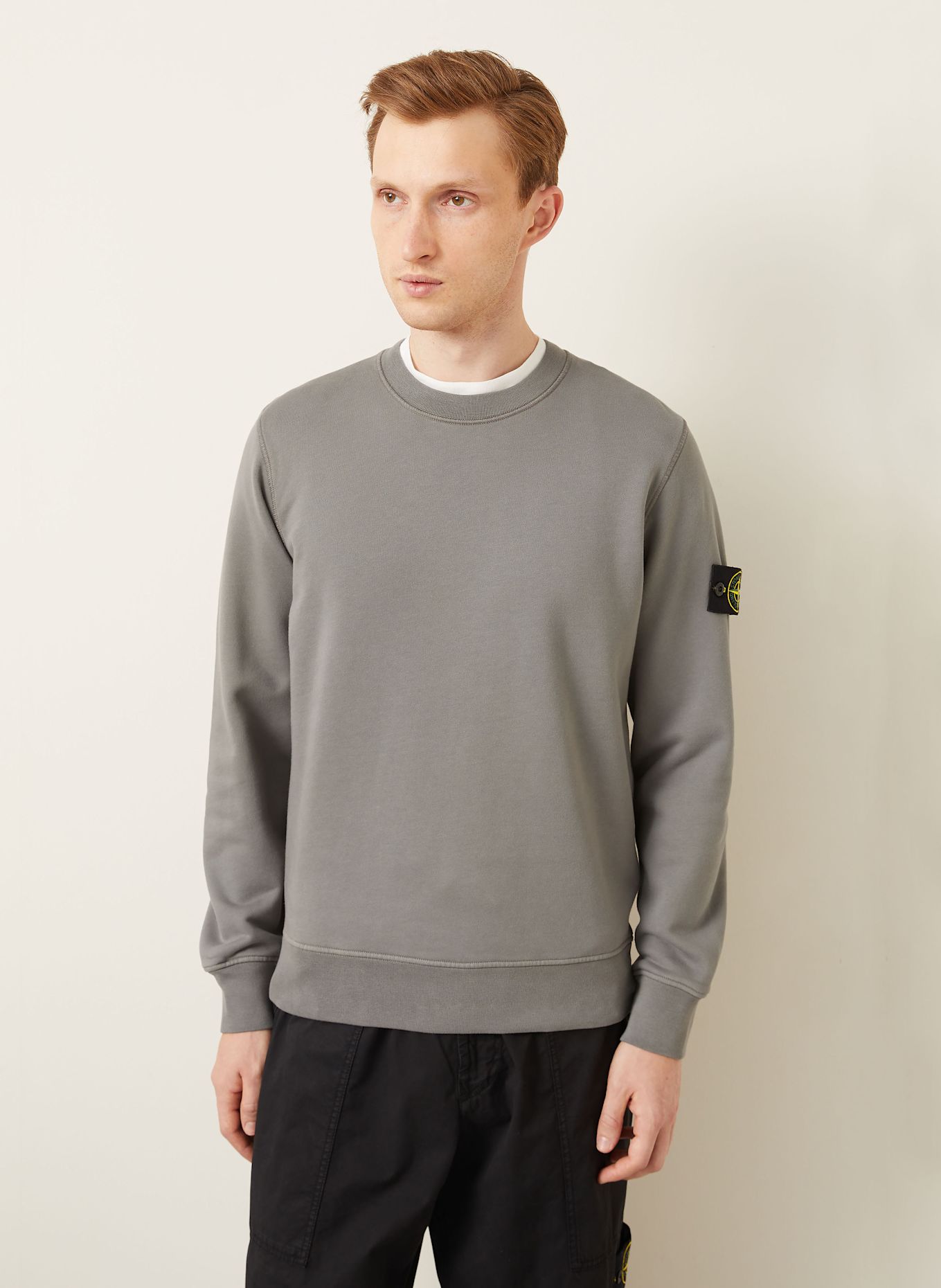 STONE ISLAND Sweatshirt: GRAU