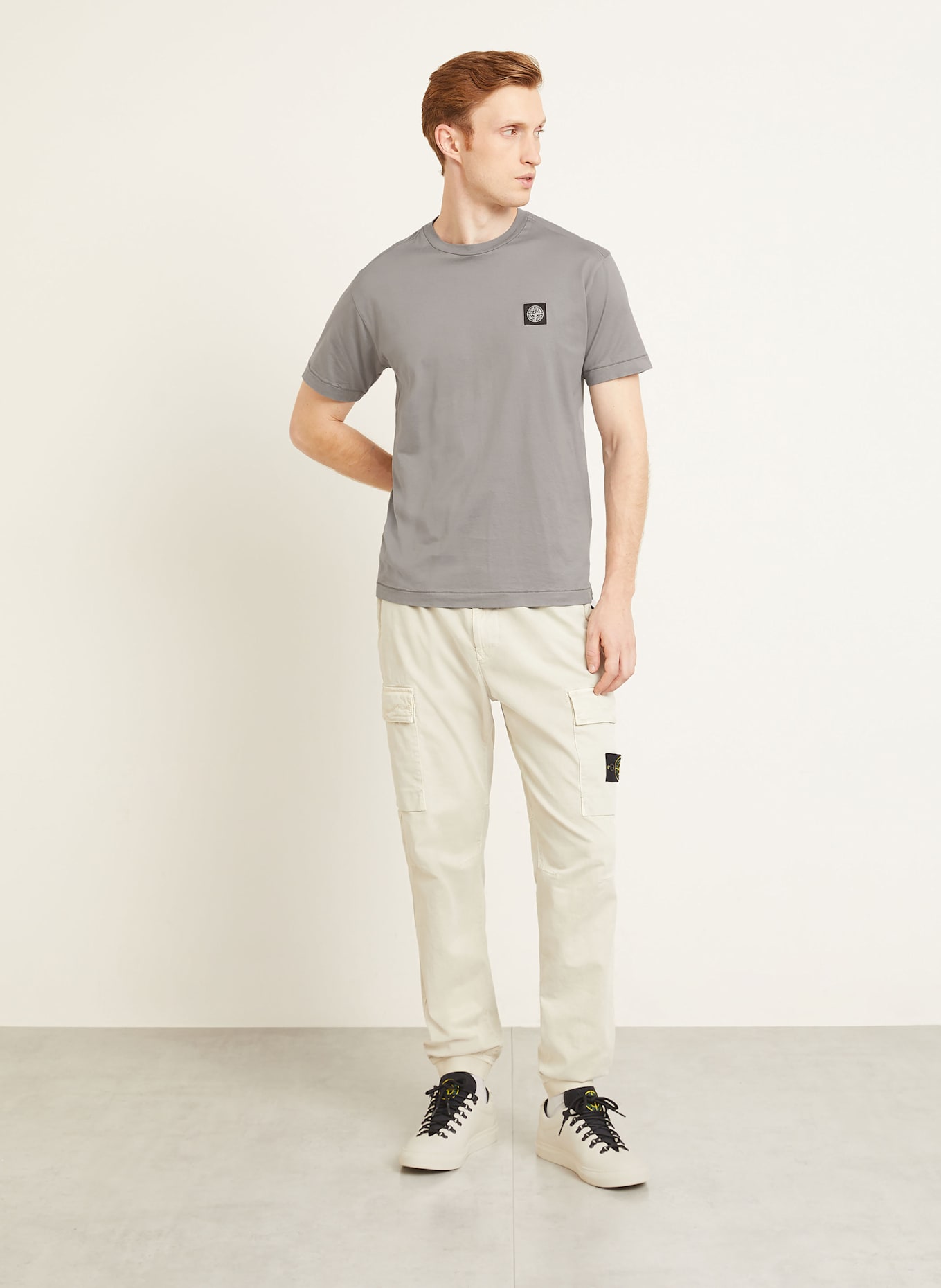STONE ISLAND T-Shirt: GRAU