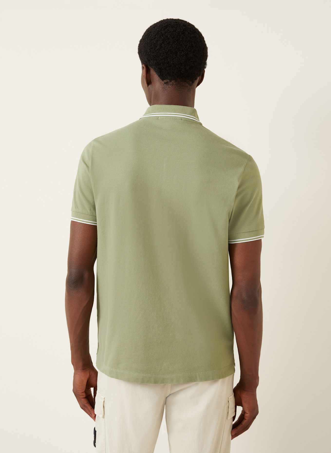 STONE ISLAND Piqué-Poloshirt: HELLGRÜN