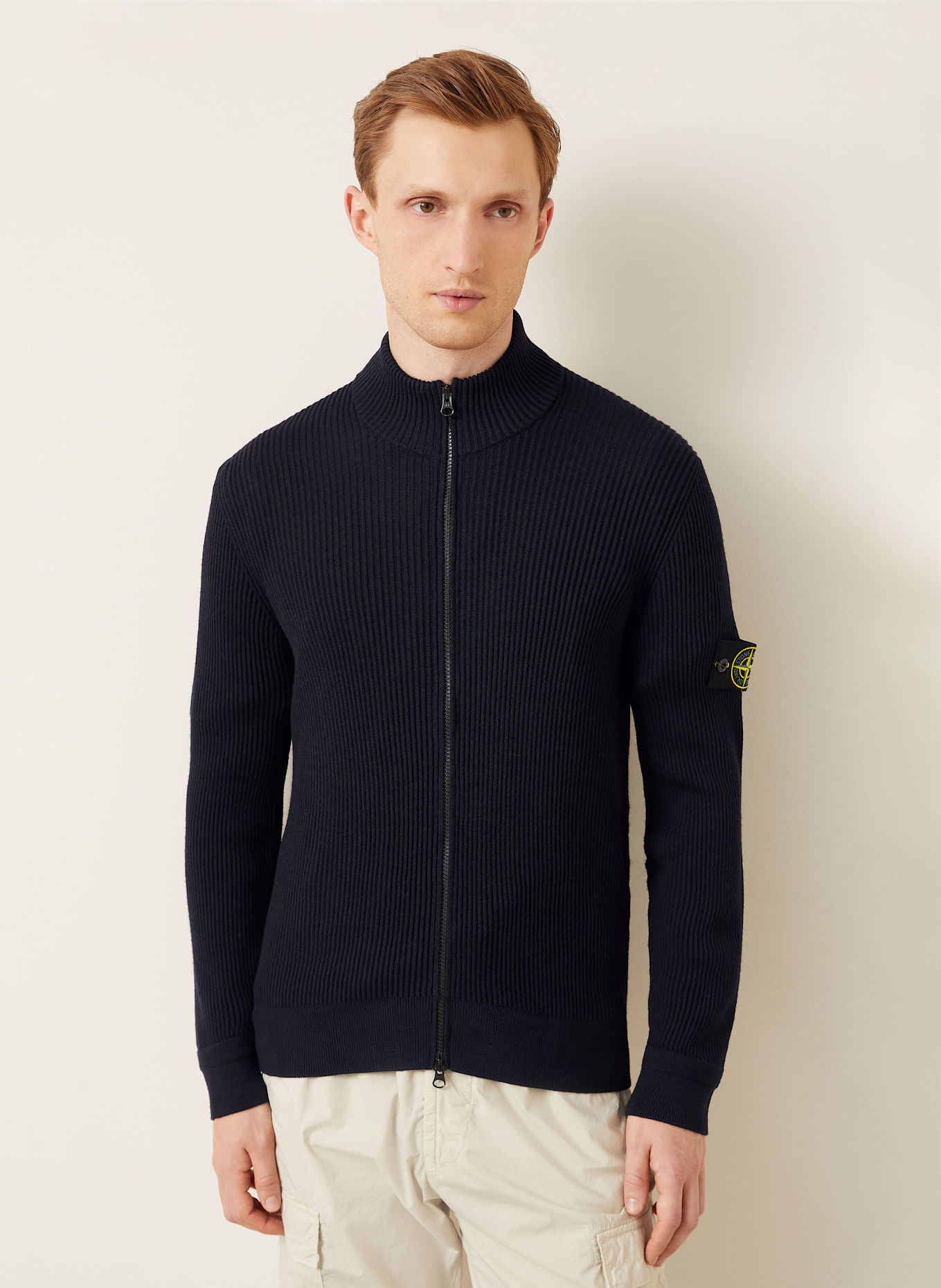 STONE ISLAND Strickjacke: DUNKELBLAU
