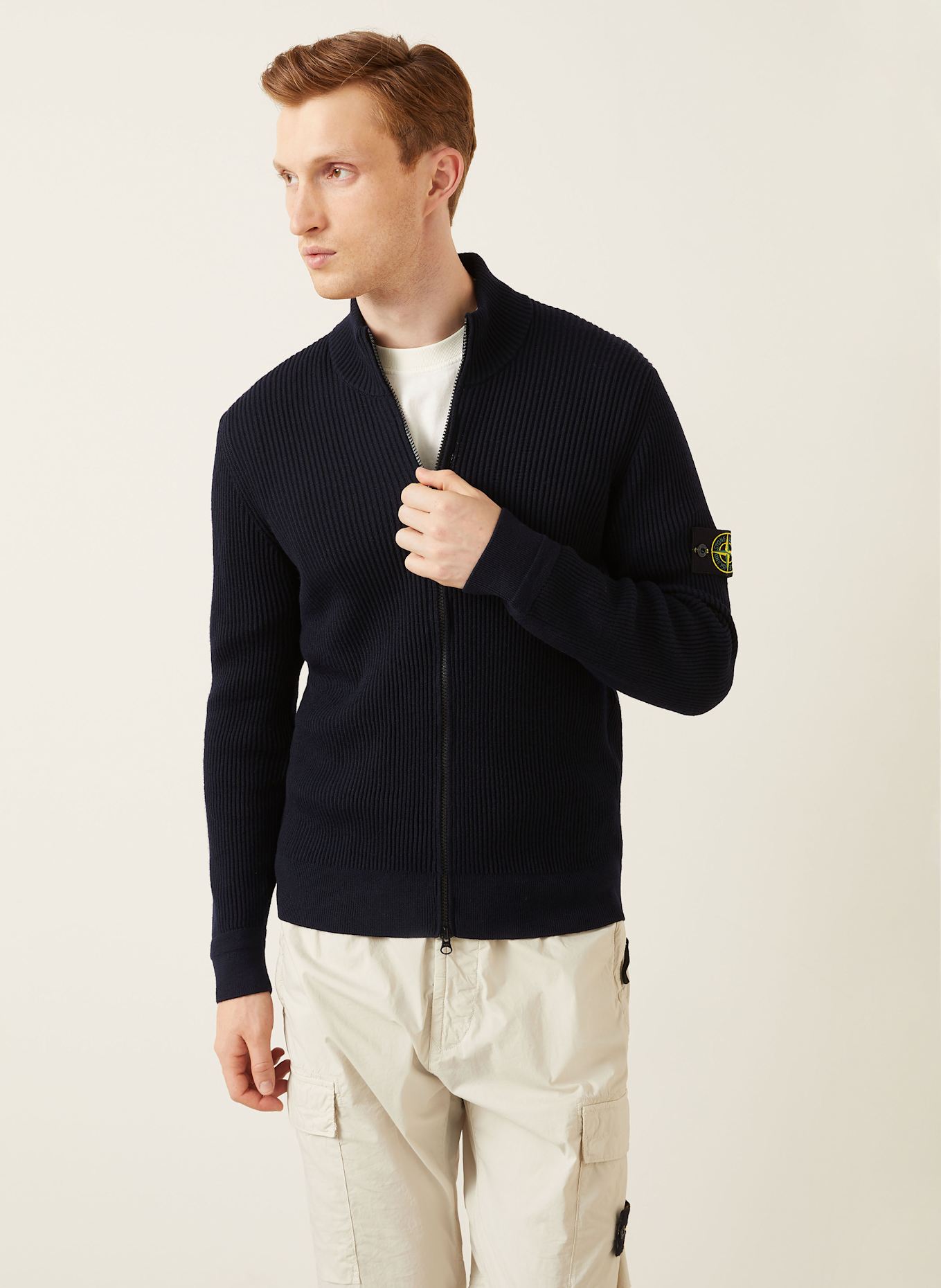 STONE ISLAND Strickjacke: DUNKELBLAU