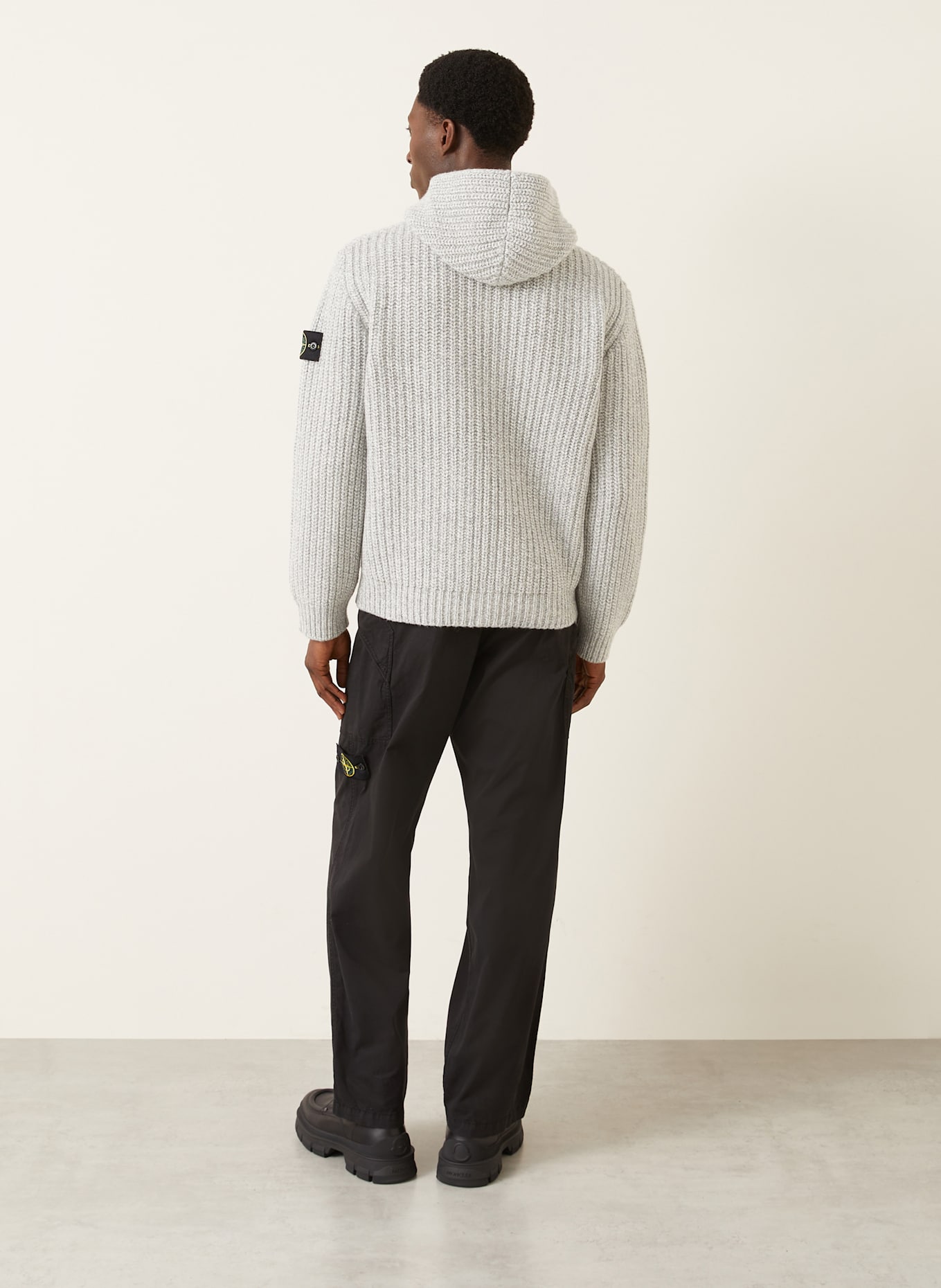 STONE ISLAND Strickjacke: HELLGRAU