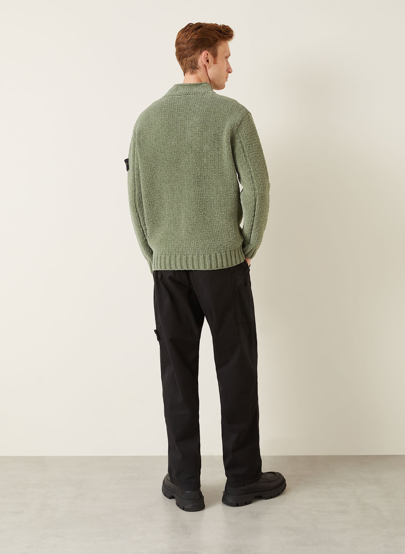 STONE ISLAND Pullover: HELLGRÜN