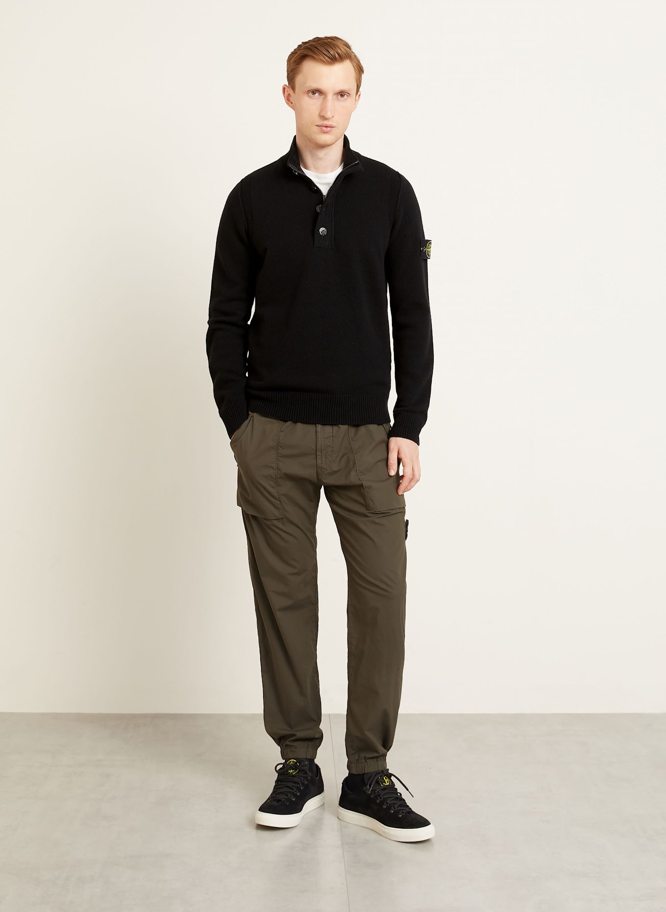 STONE ISLAND Troyer: SCHWARZ