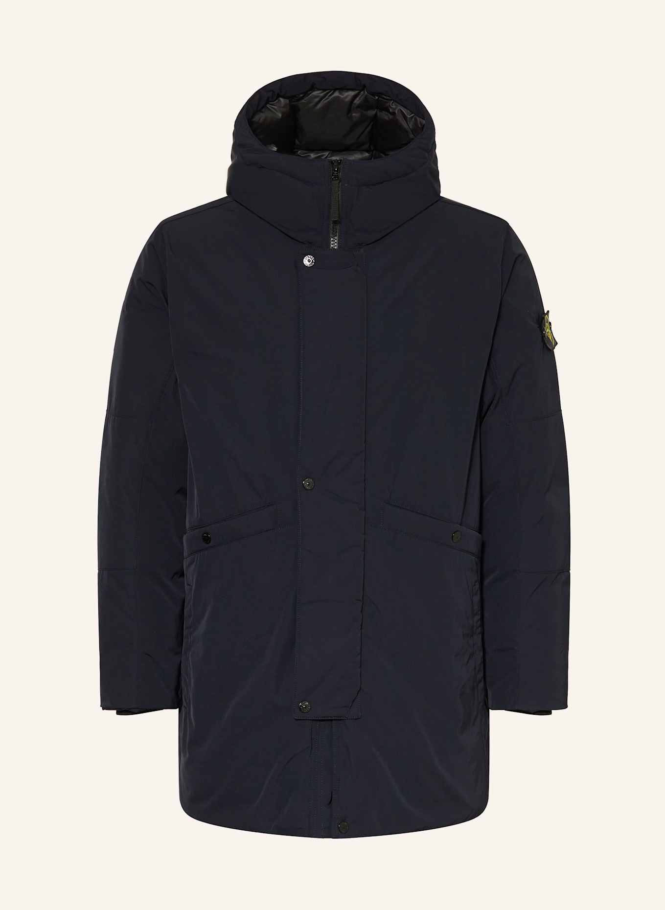 STONE ISLAND Daunenparka: DUNKELBLAU