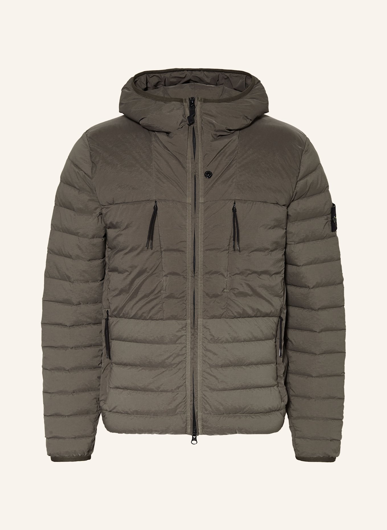STONE ISLAND Lightweight-Daunenjacke: KHAKI