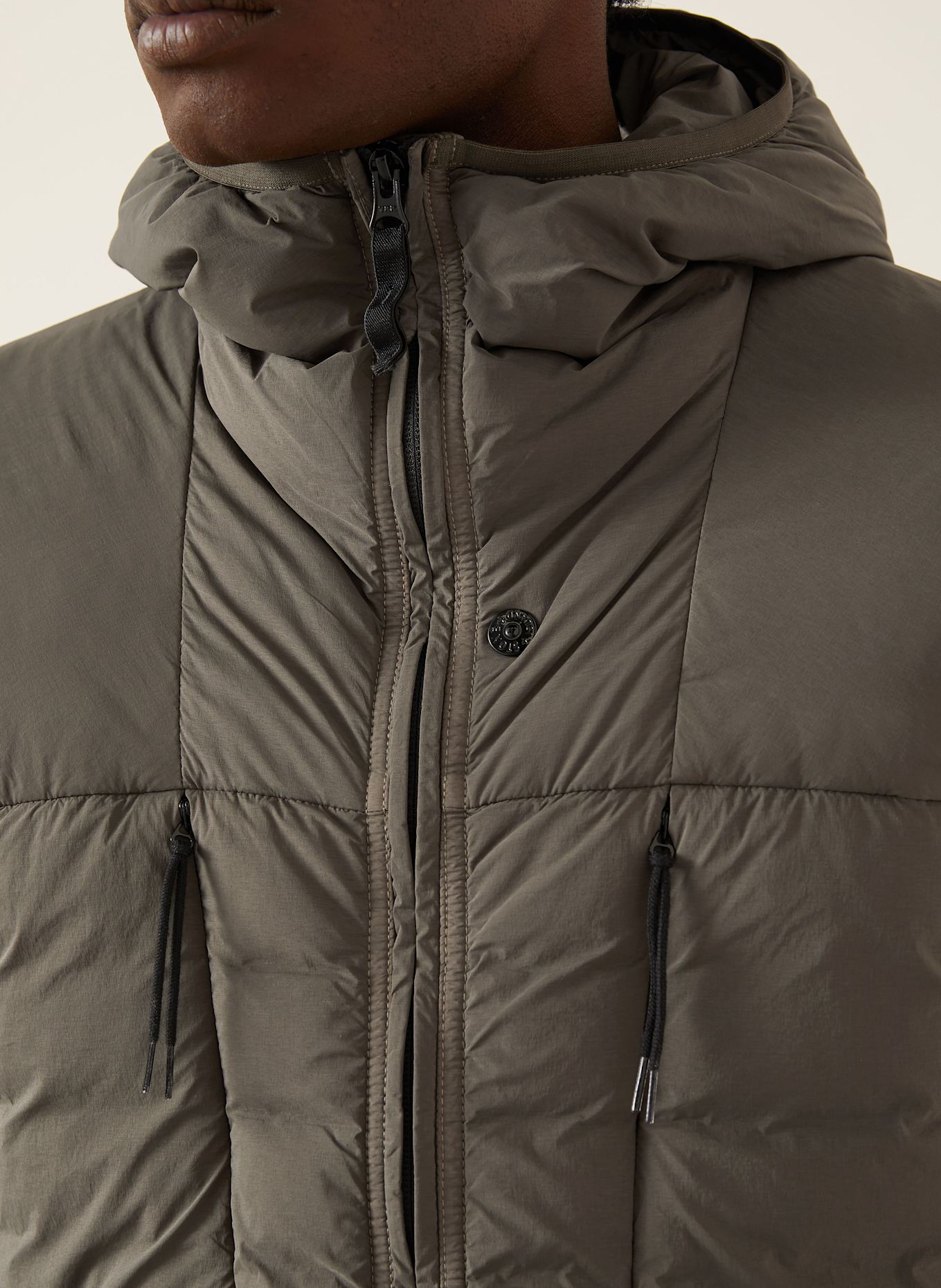 STONE ISLAND Lightweight-Daunenjacke: KHAKI