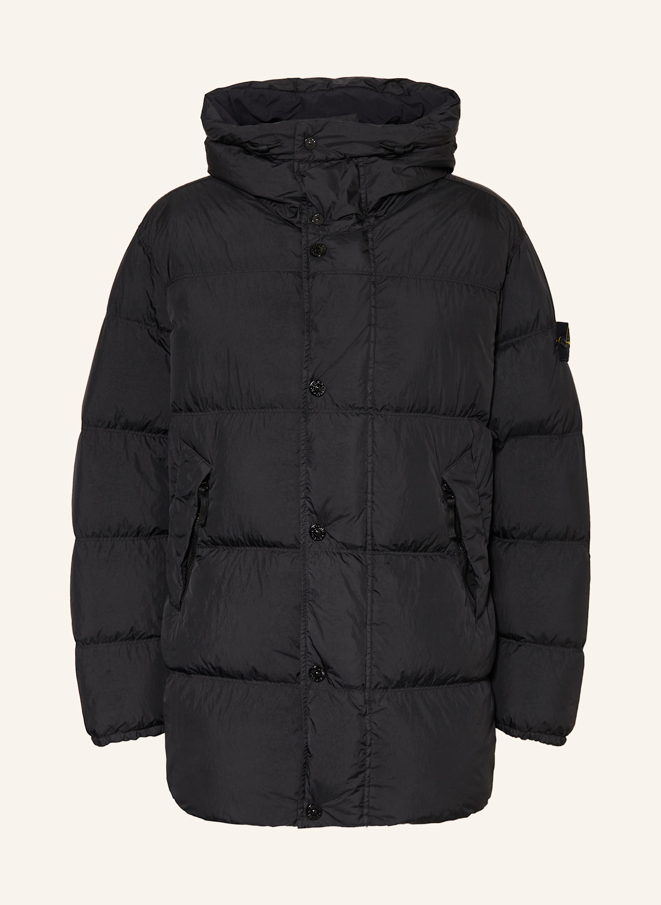 STONE ISLAND Daunenjacke: SCHWARZ
