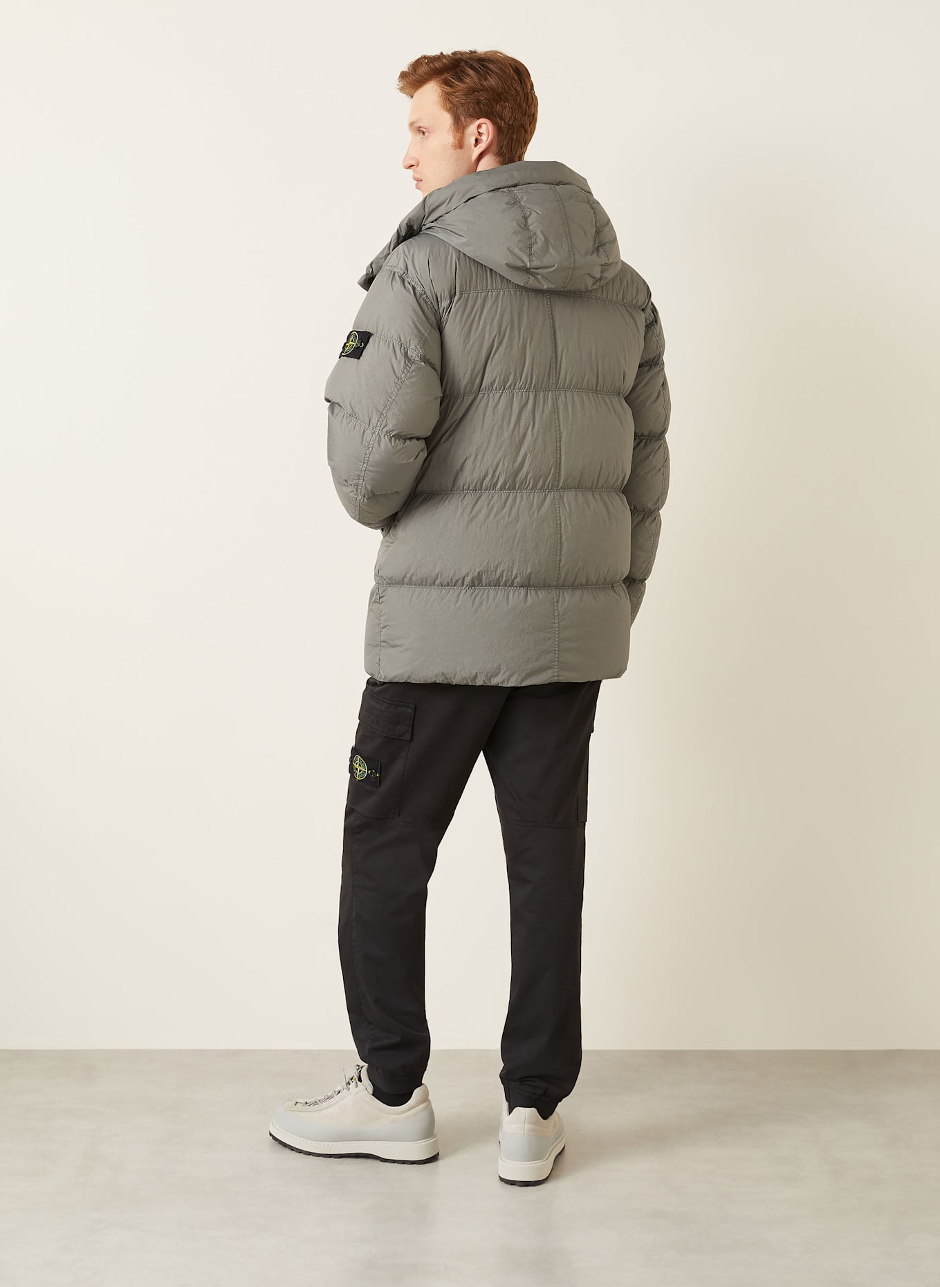 STONE ISLAND Daunenjacke: GRAU