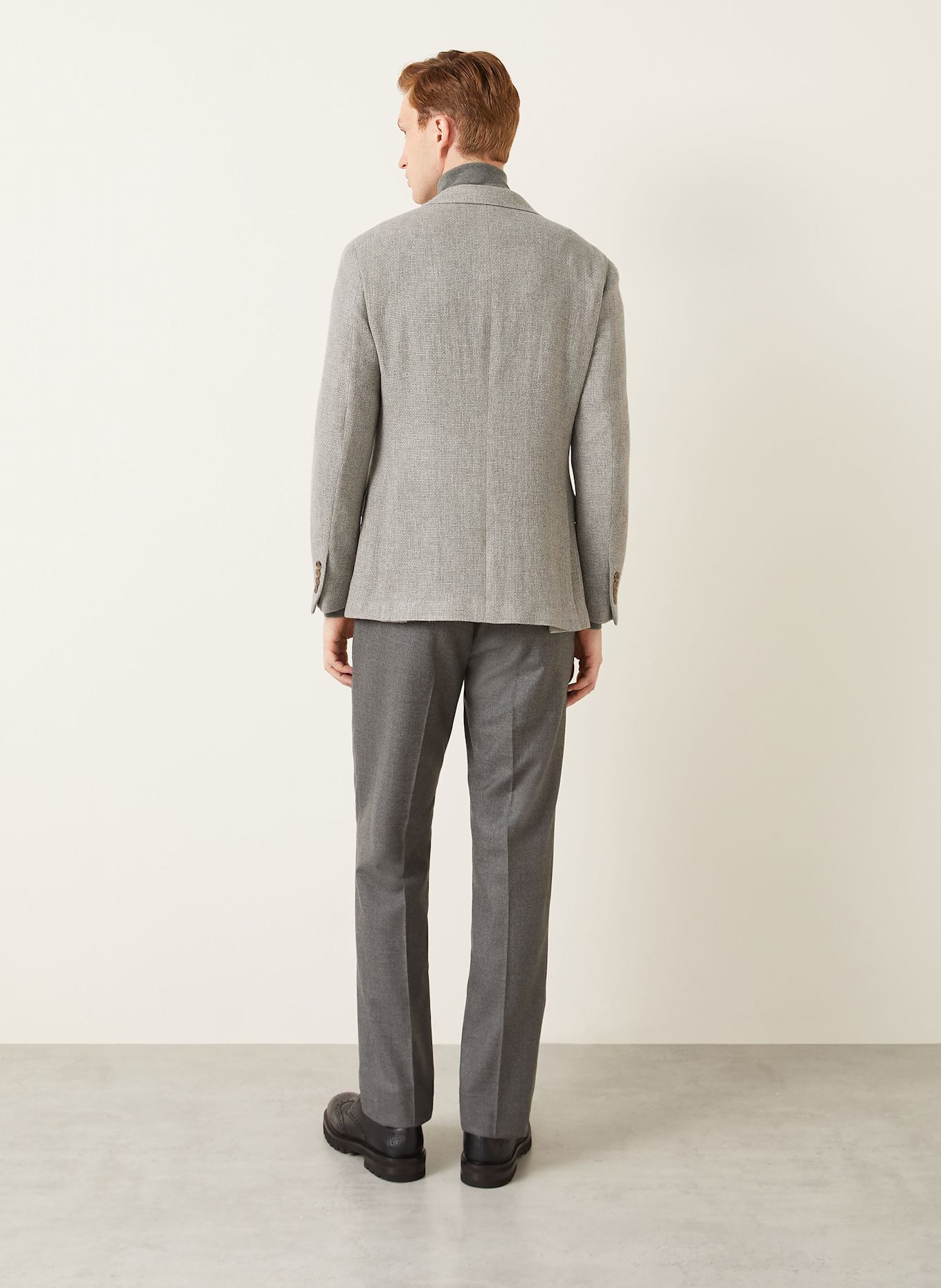 RALPH LAUREN PURPLE LABEL Cashmere-Sakko Modern Fit: GRAU