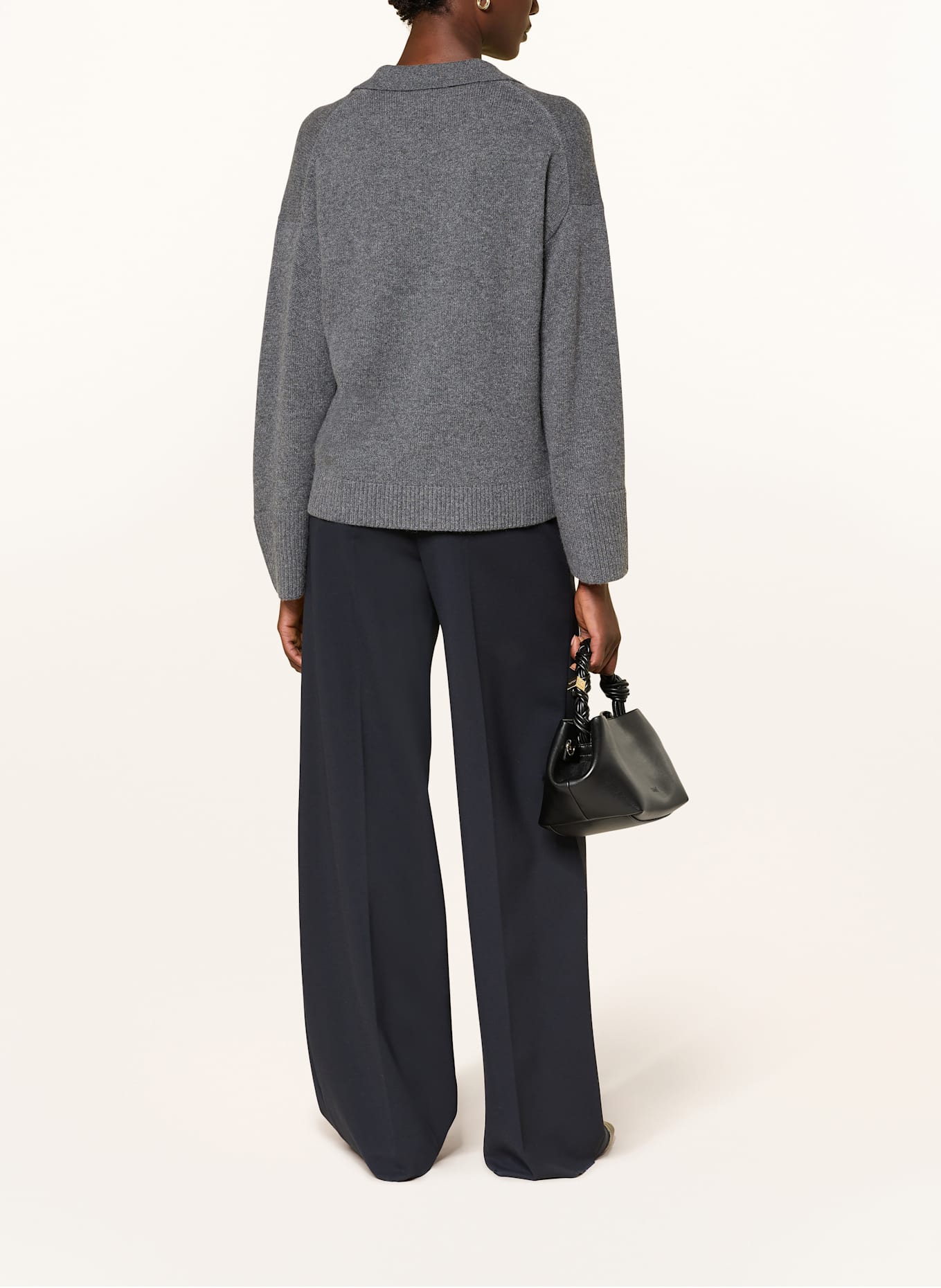 FTC CASHMERE Cashmere-Pullover: GRAU