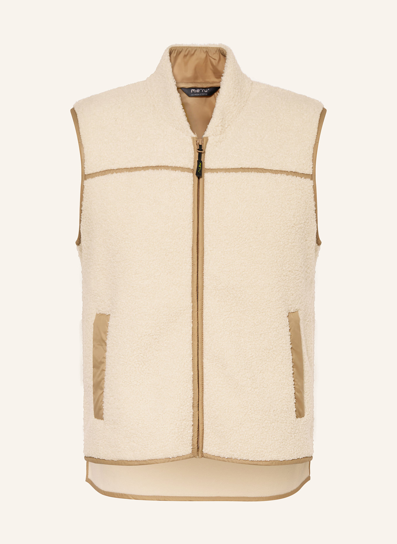 me°ru' Fleeceweste HERLEV: ECRU