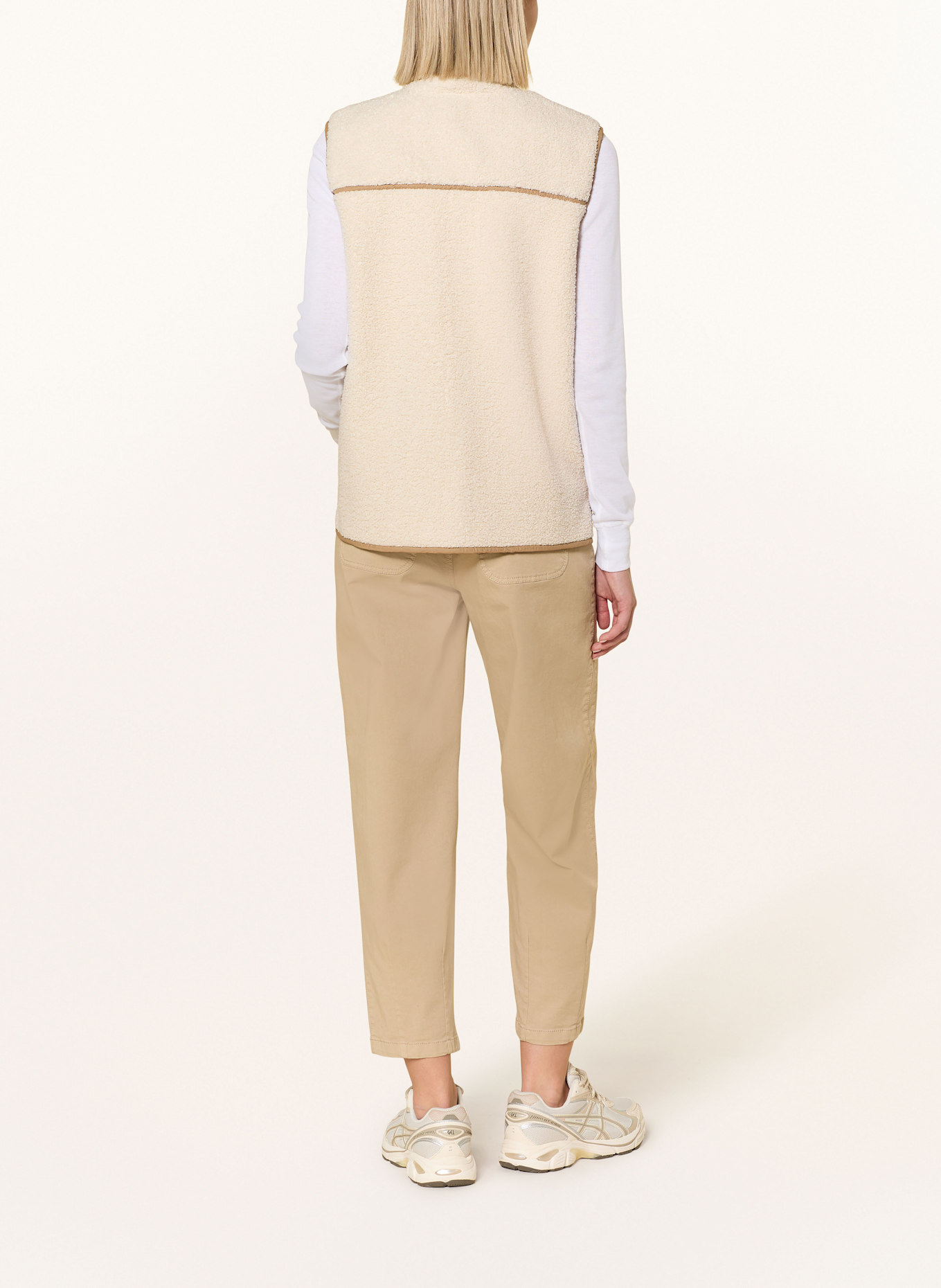 me°ru' Fleeceweste HERLEV: ECRU