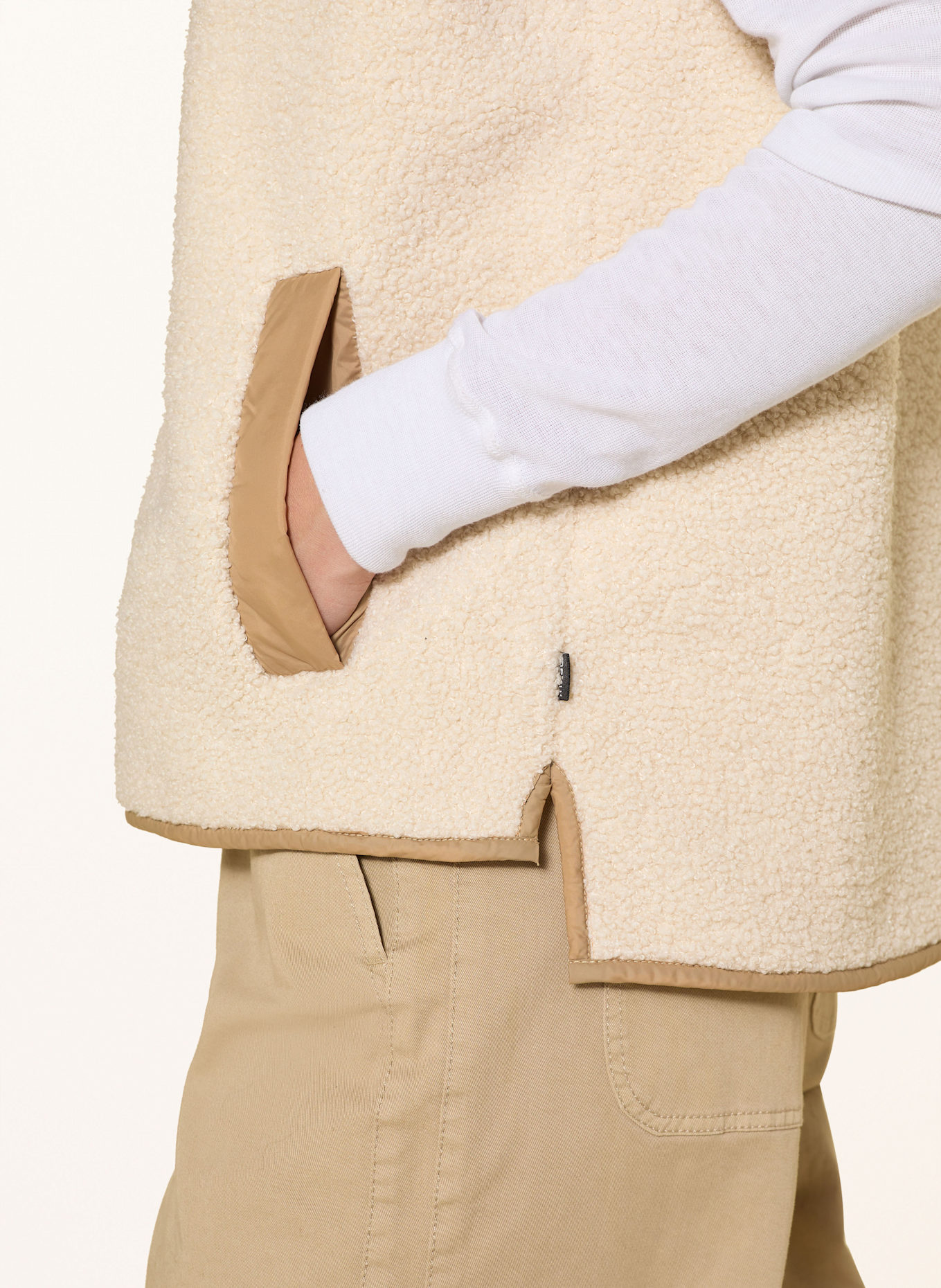 me°ru' Fleeceweste HERLEV: ECRU