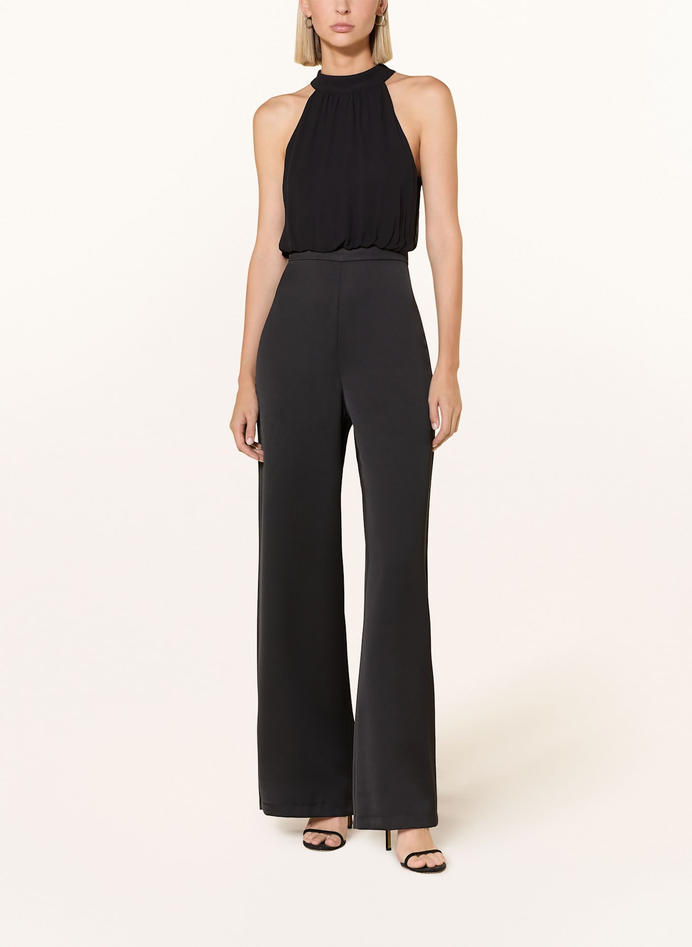 MAX & Co. Jumpsuit DENVER im Materialmix: SCHWARZ