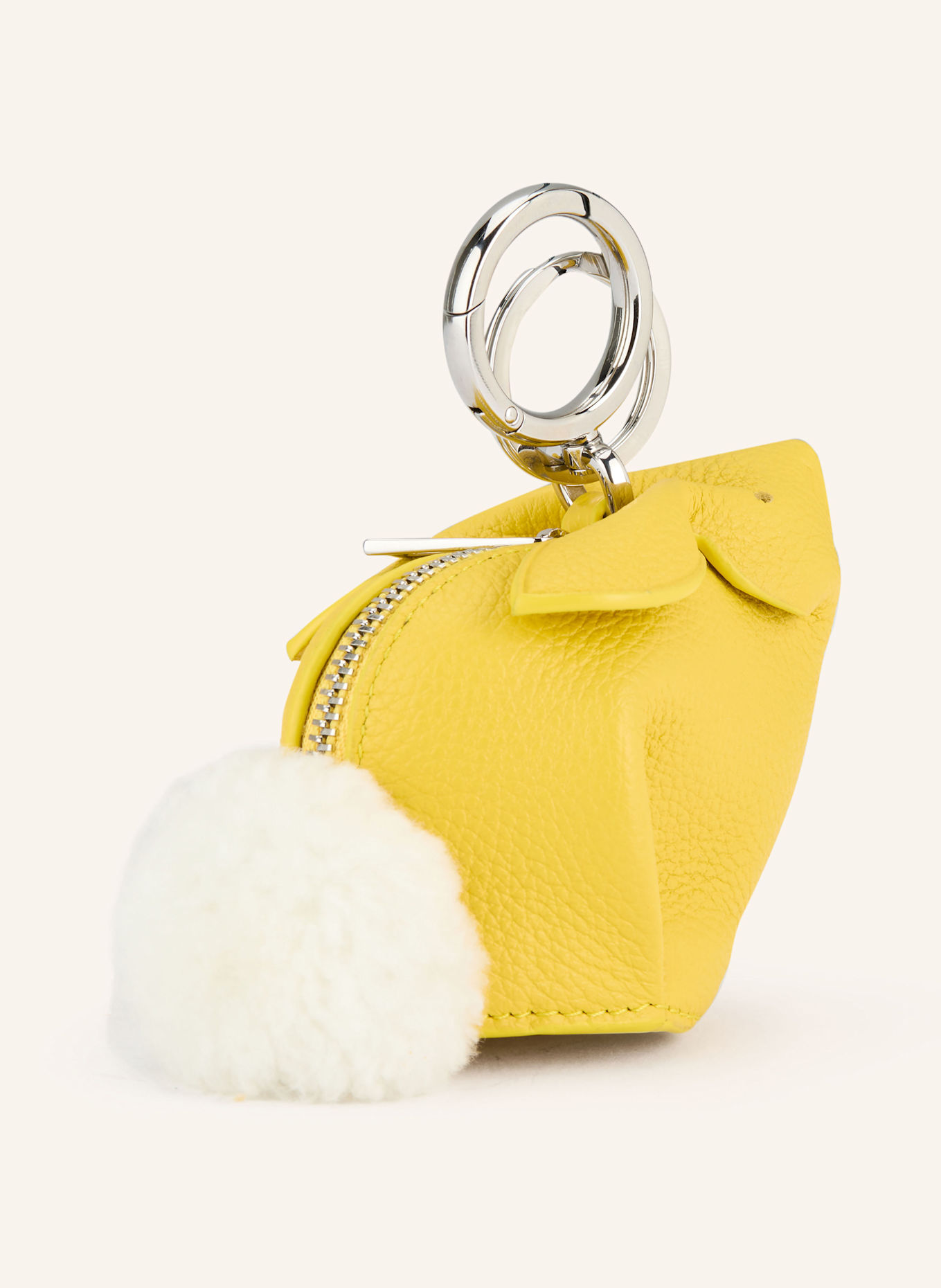 LOEWE Bag charm BUNNY in yellow