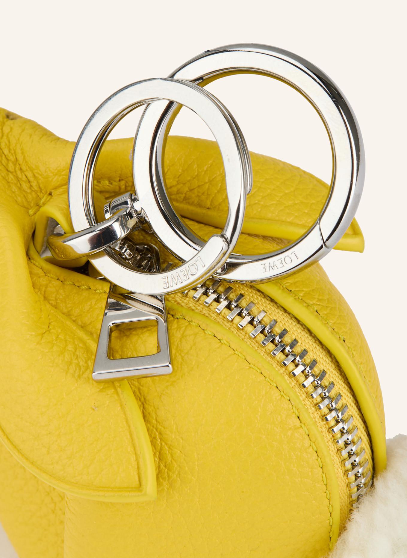 LOEWE バニーチャーム　イエロー Bunny charm in classic calfskin Yellow - LOEWE