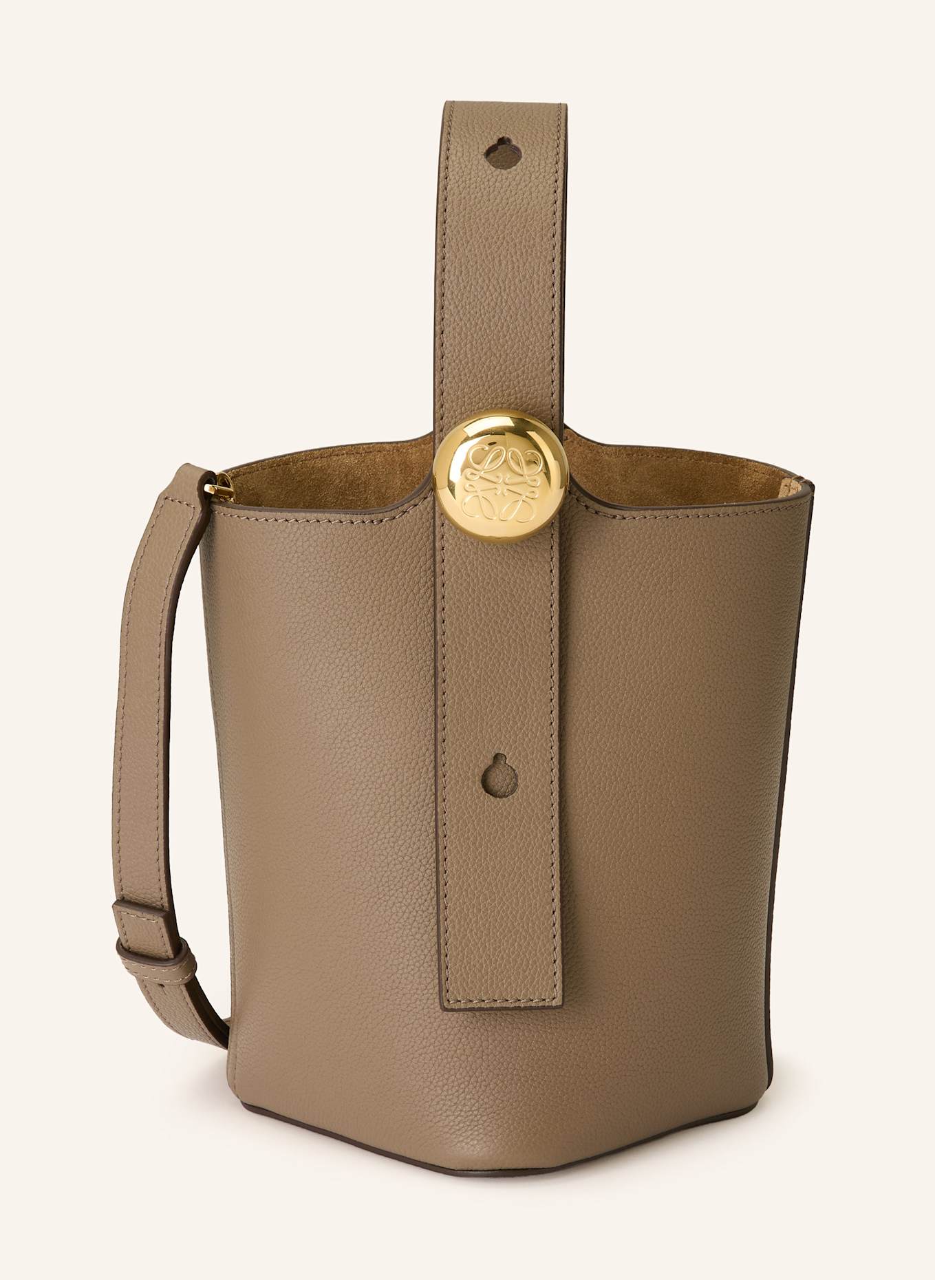 LOEWE Handtasche PEBBLE: TAUPE
