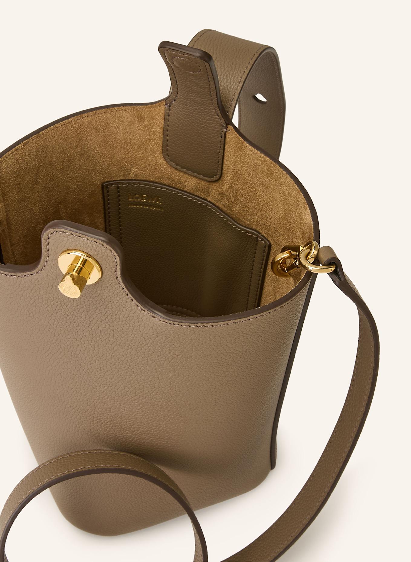 LOEWE Handtasche PEBBLE: TAUPE