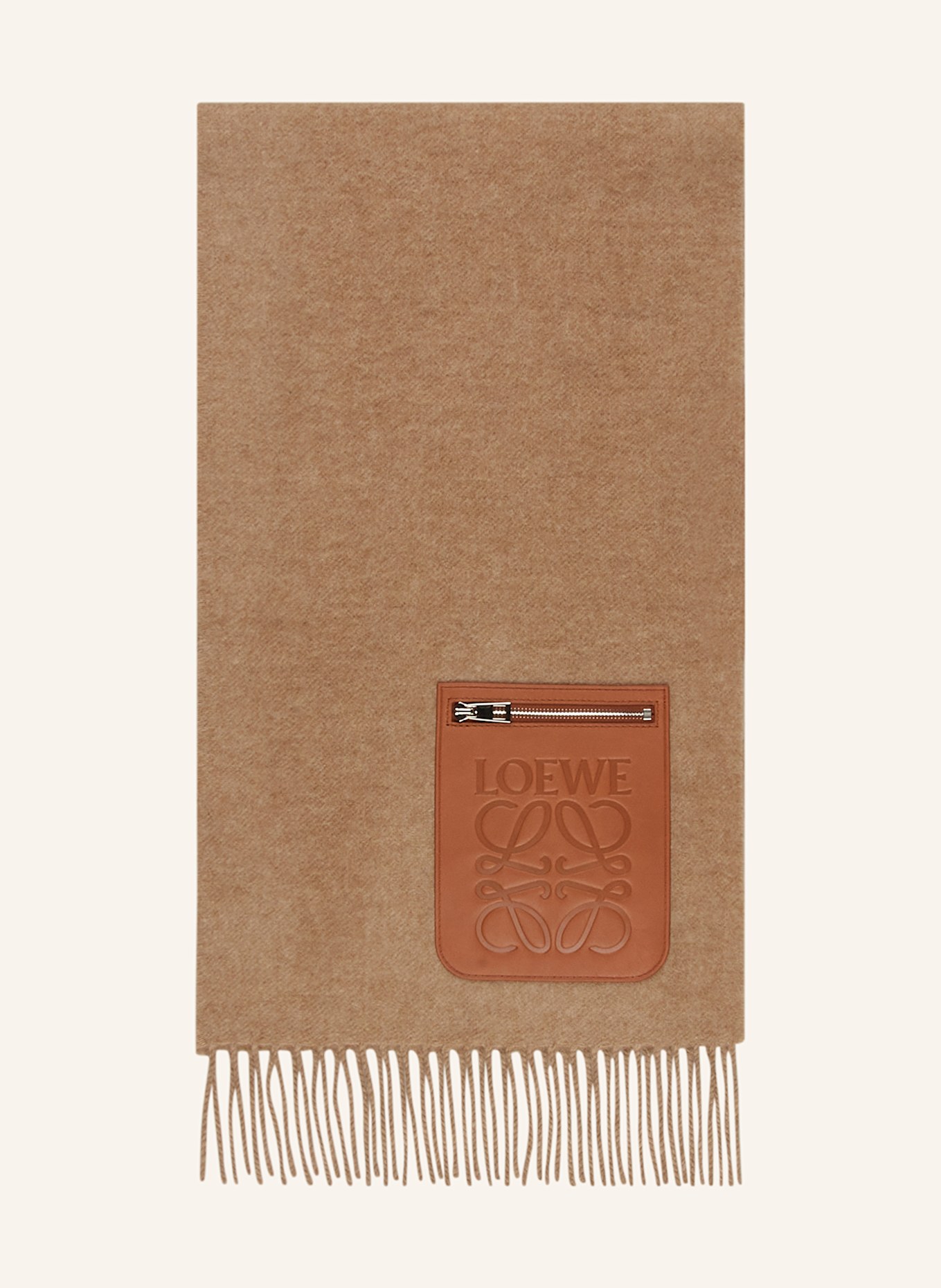 LOEWE Schal: BEIGE