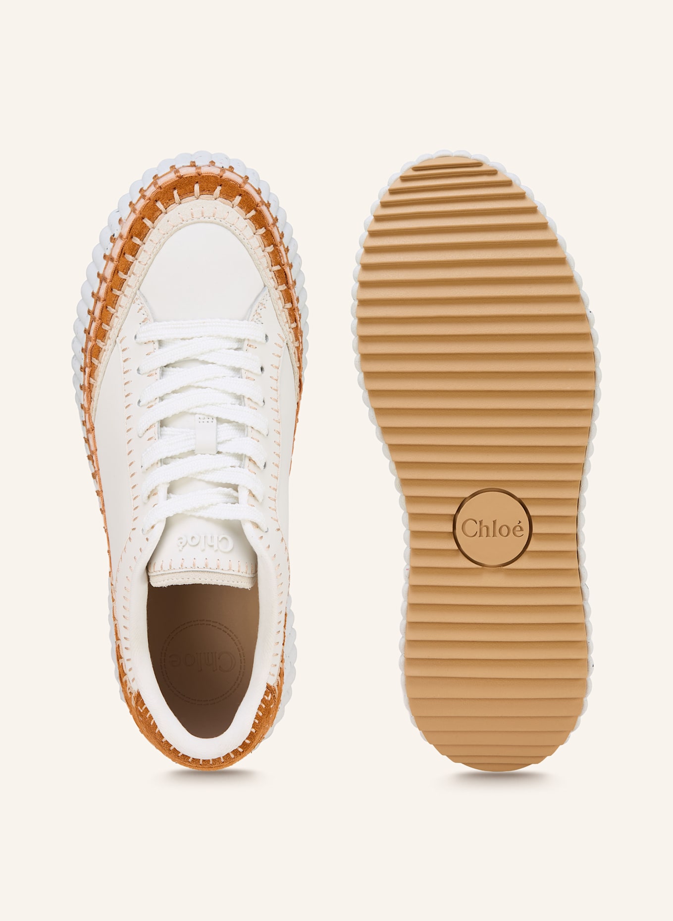 Chloé Sneaker NAMA: 243 Natural Brown