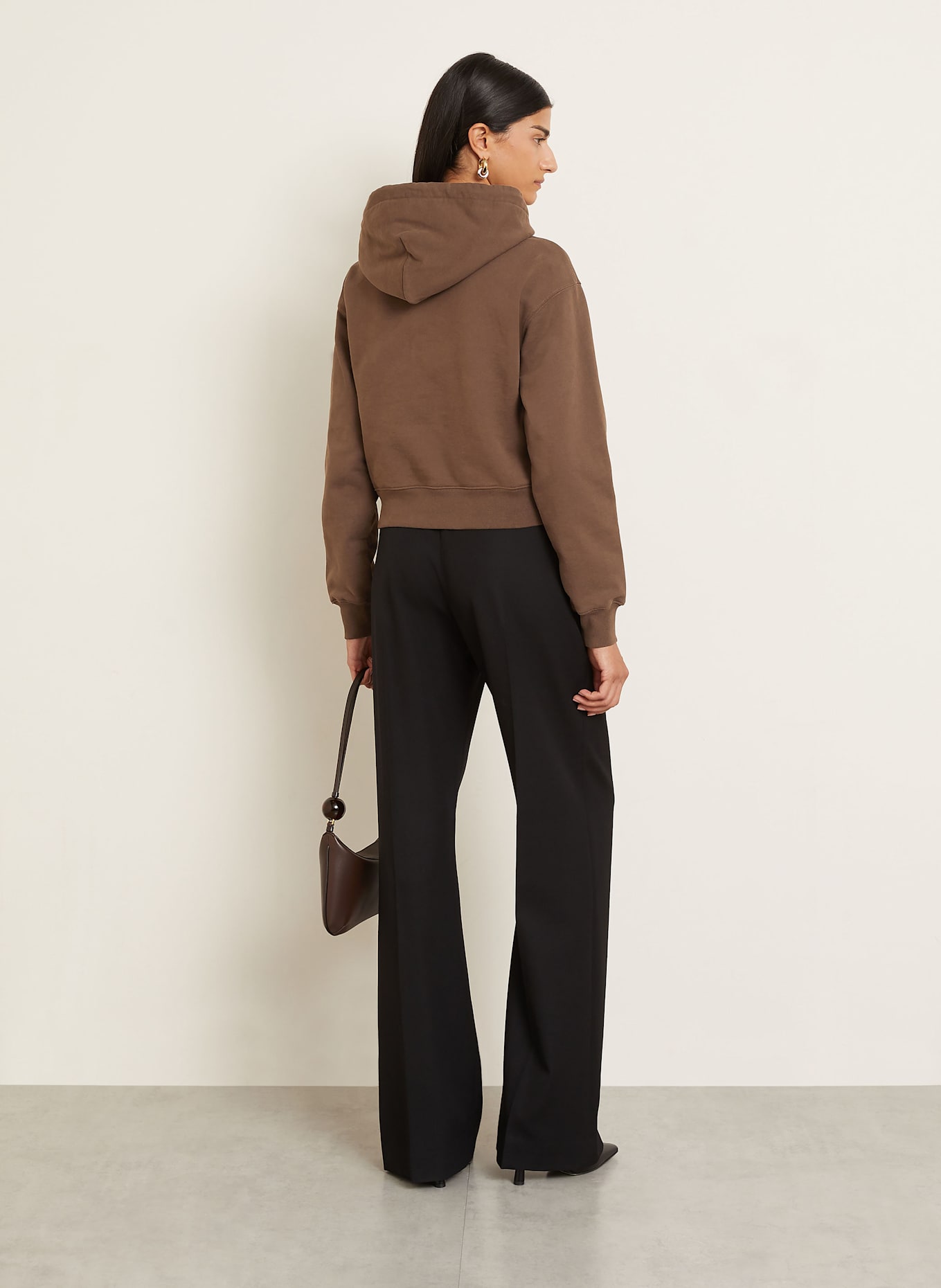 JACQUEMUS Hoodie LE HOODIE GROS GRAIN: BRAUN