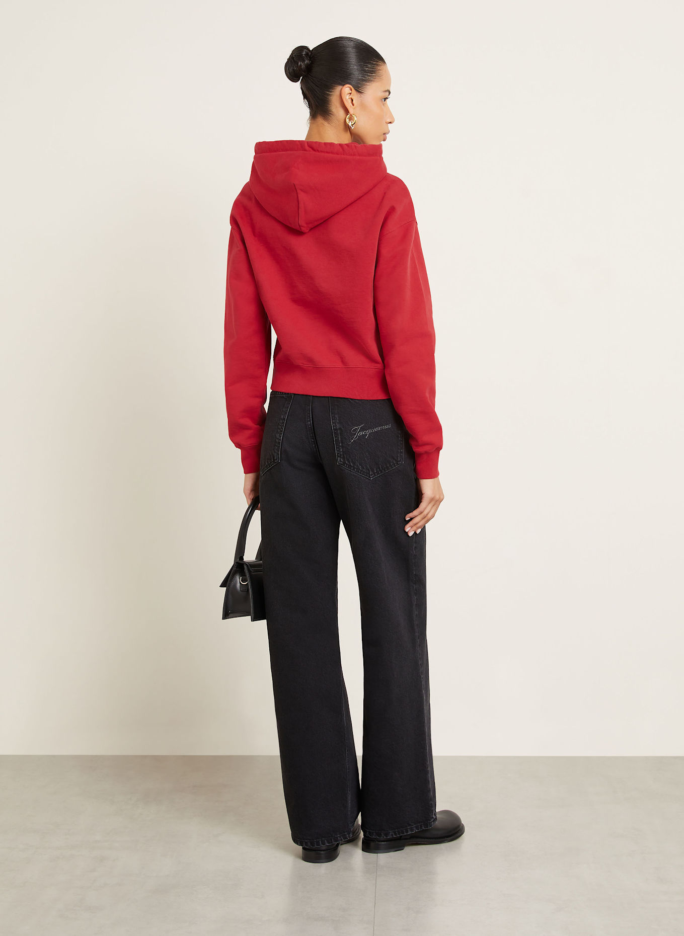 JACQUEMUS Hoodie LE HOODIE GROS GRAIN: ROT