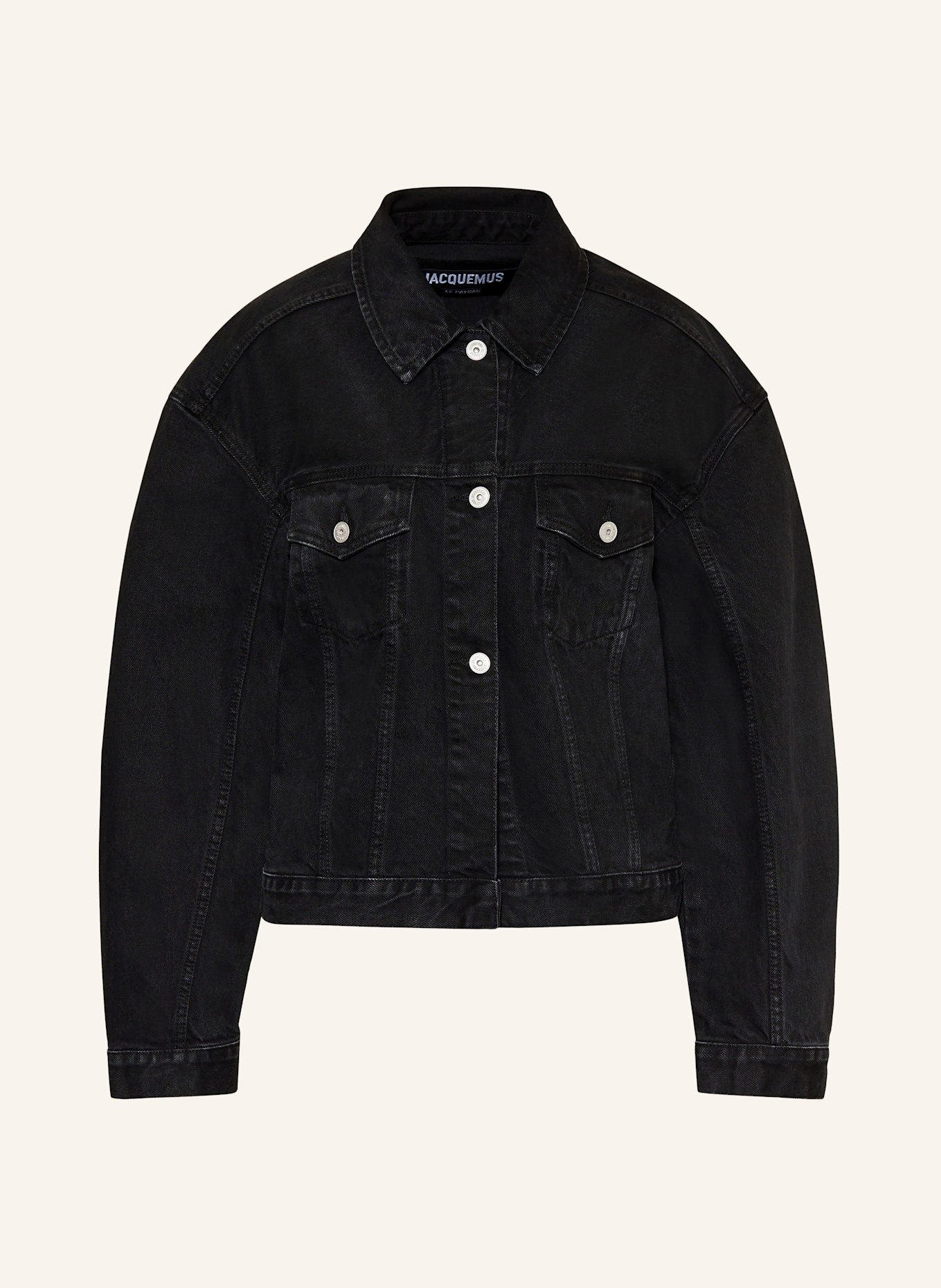JACQUEMUS Jeansjacke LA VESTE DE-NIMES: SCHWARZ