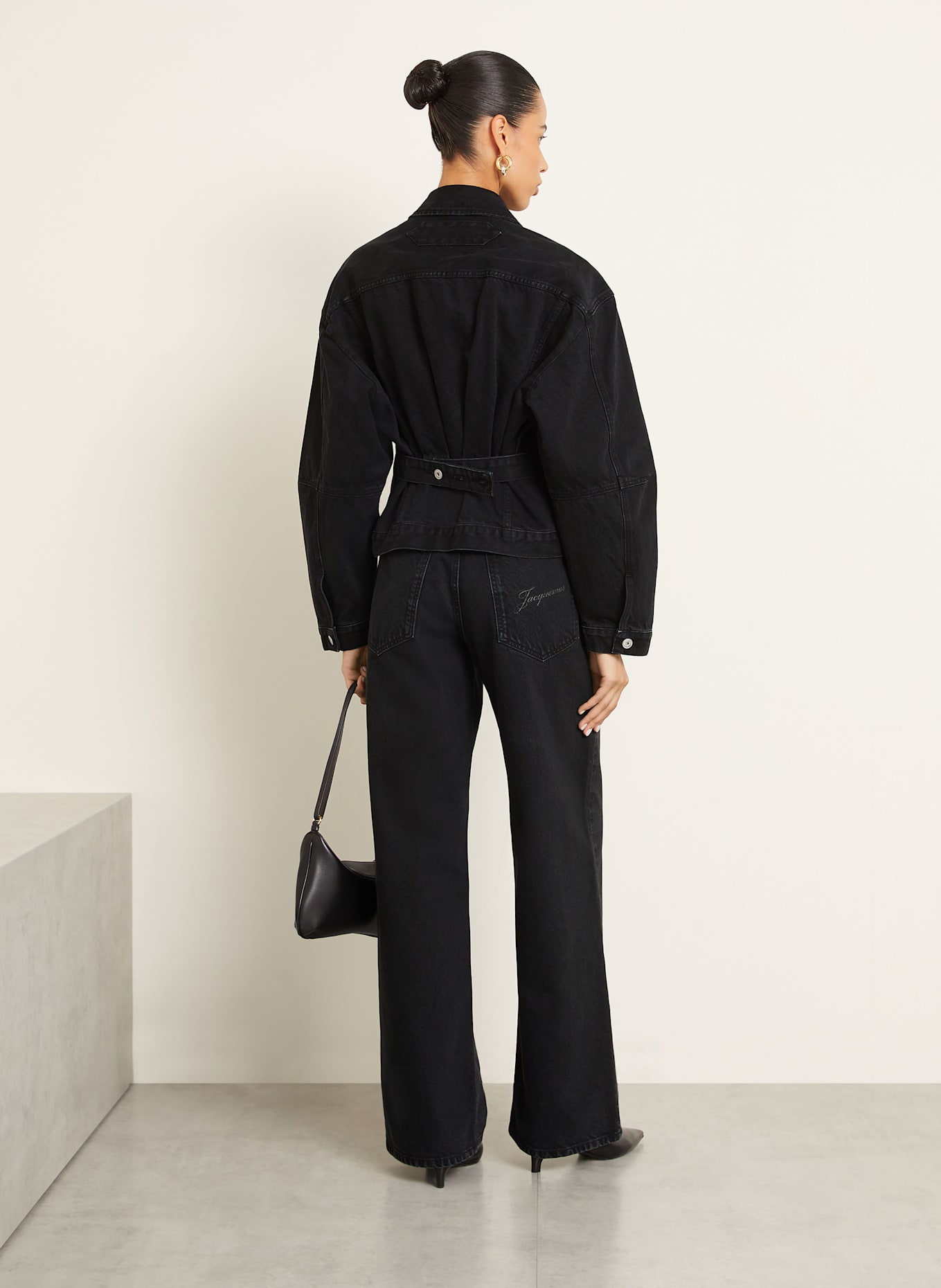 JACQUEMUS Jeansjacke LA VESTE DE-NIMES: SCHWARZ