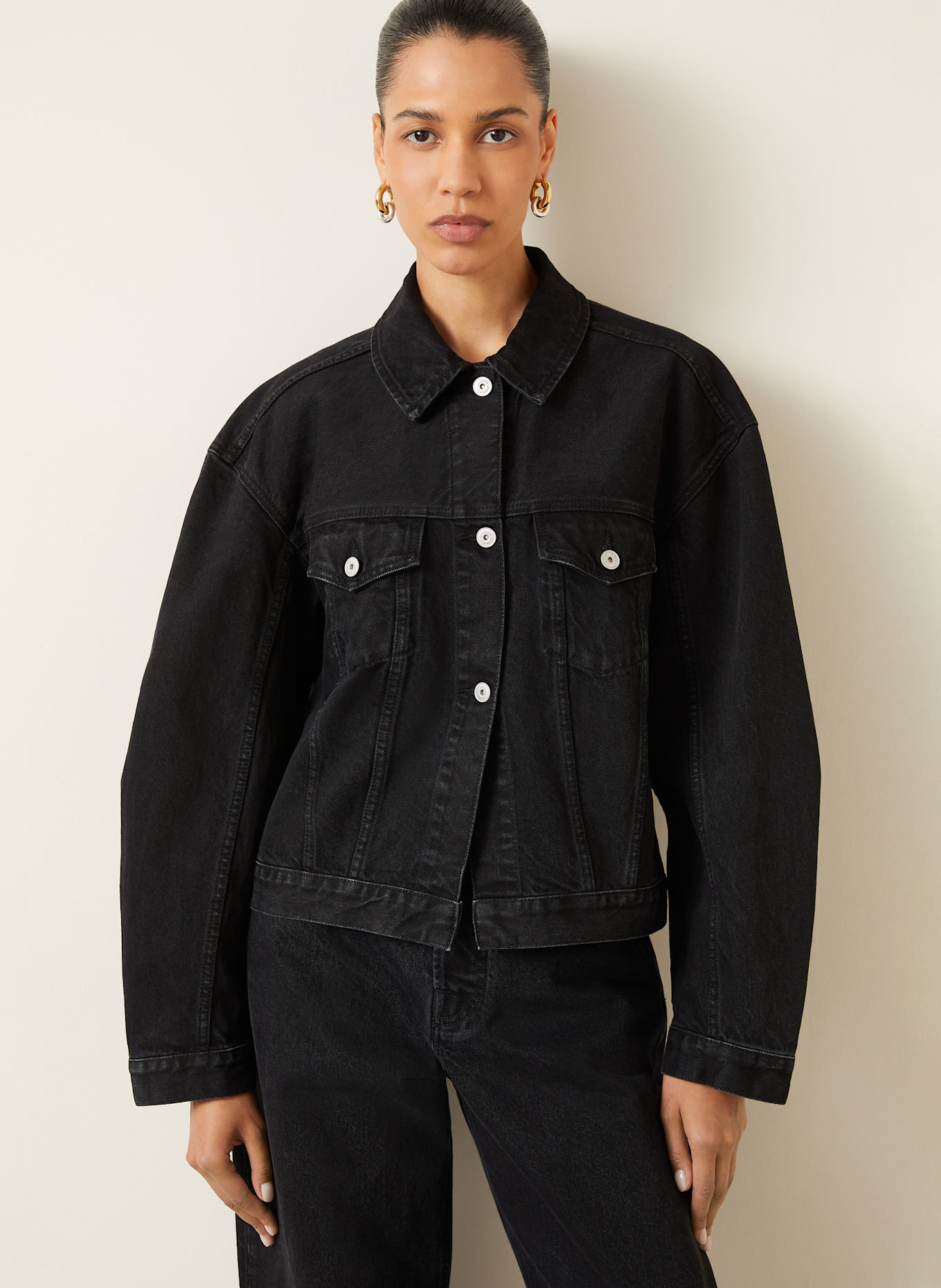 JACQUEMUS Jeansjacke LA VESTE DE-NIMES: SCHWARZ