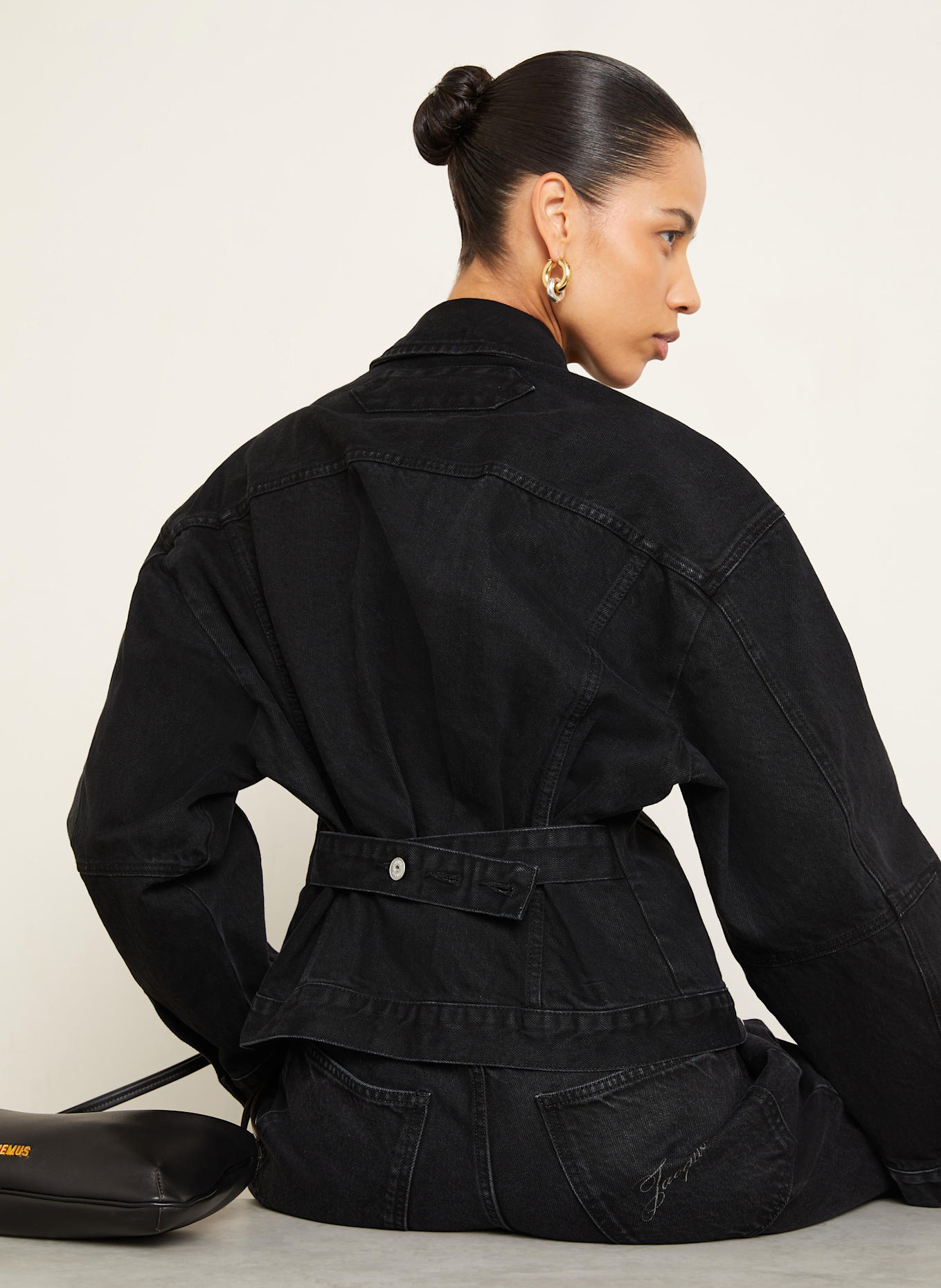 JACQUEMUS Jeansjacke LA VESTE DE-NIMES: SCHWARZ