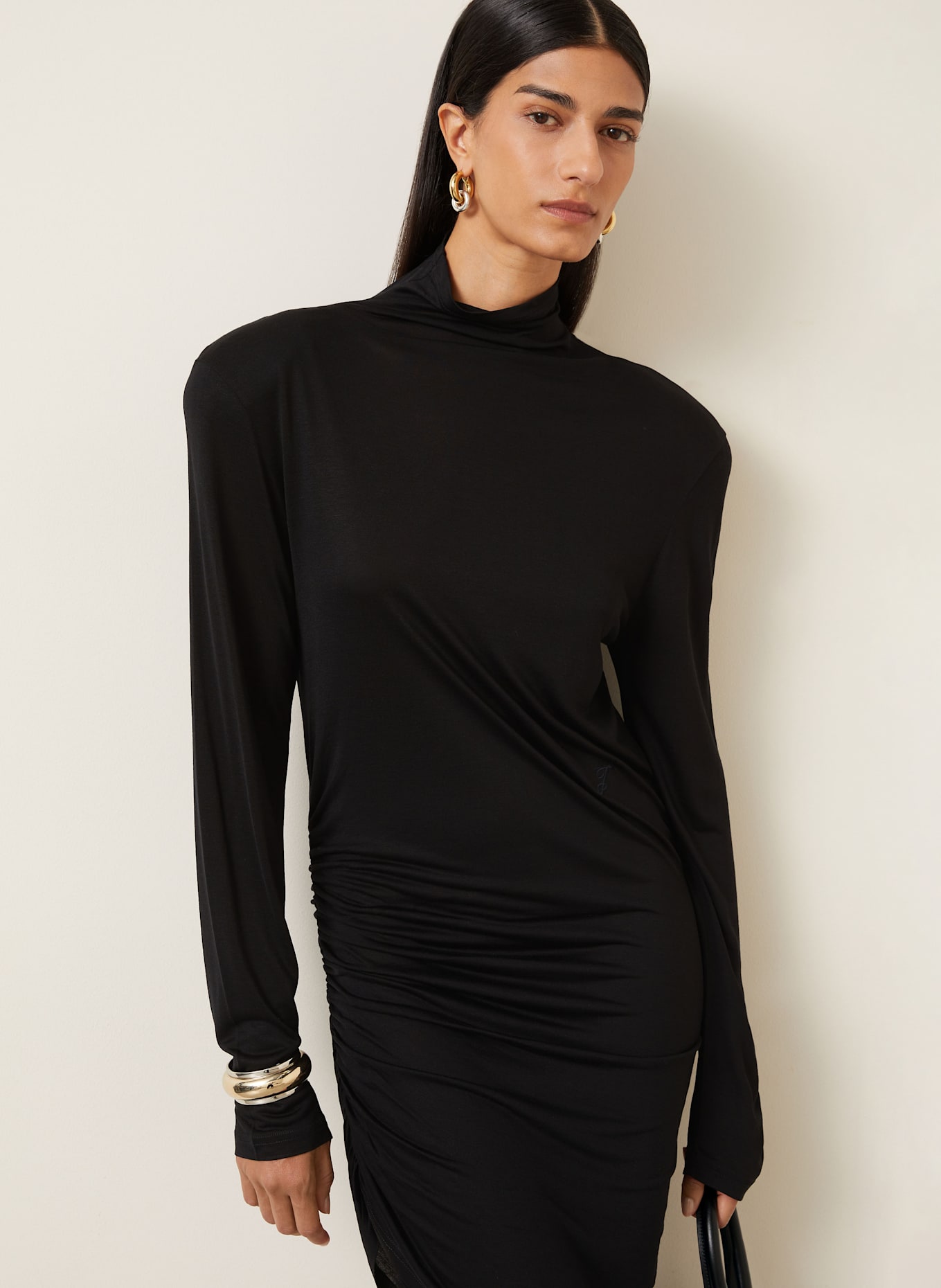 JACQUEMUS Sukienka koktajlowa LA ROBE SPALLINA: CZARNY