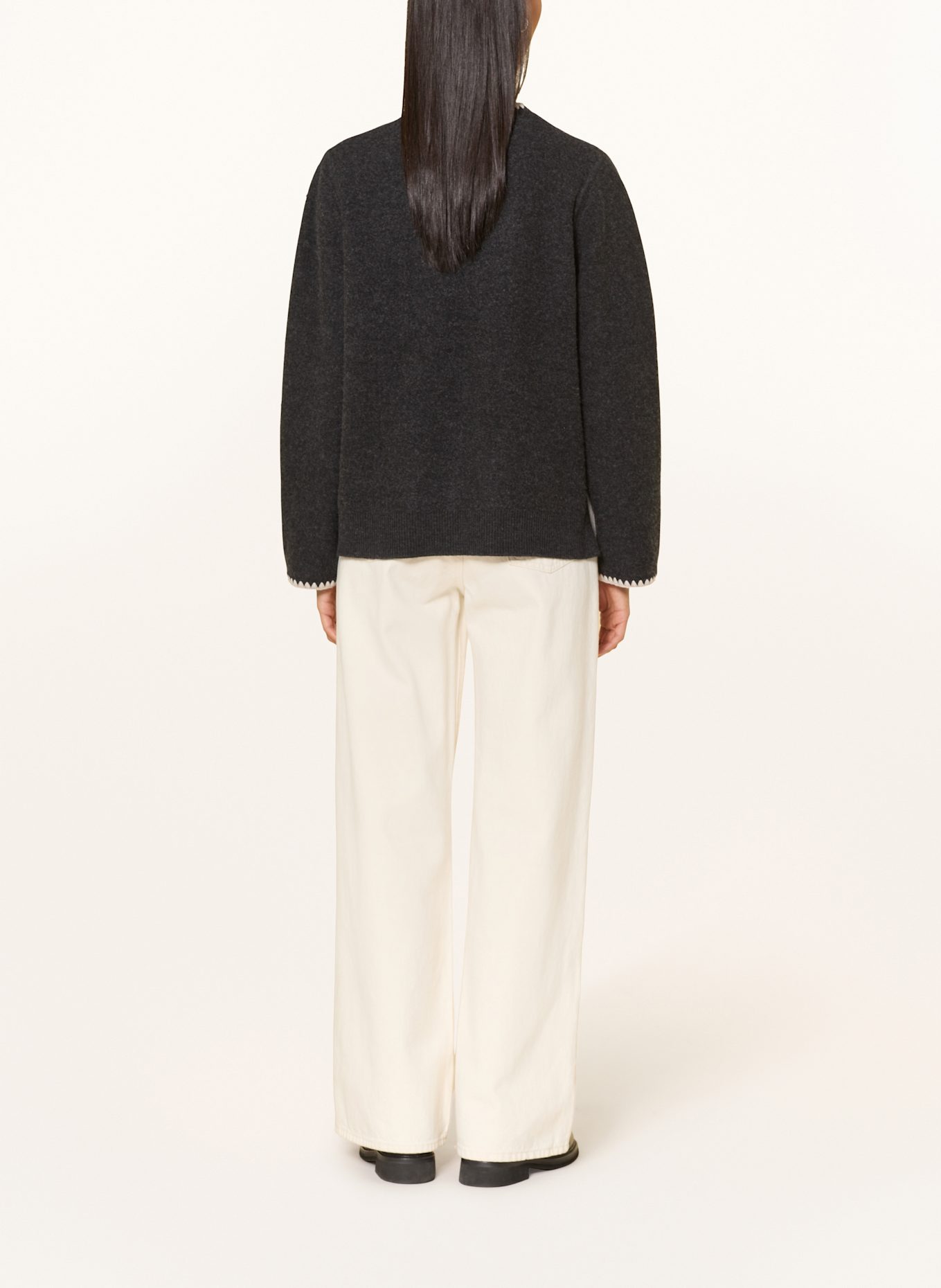 YERSE Pullover ILIANA: DUNKELGRAU