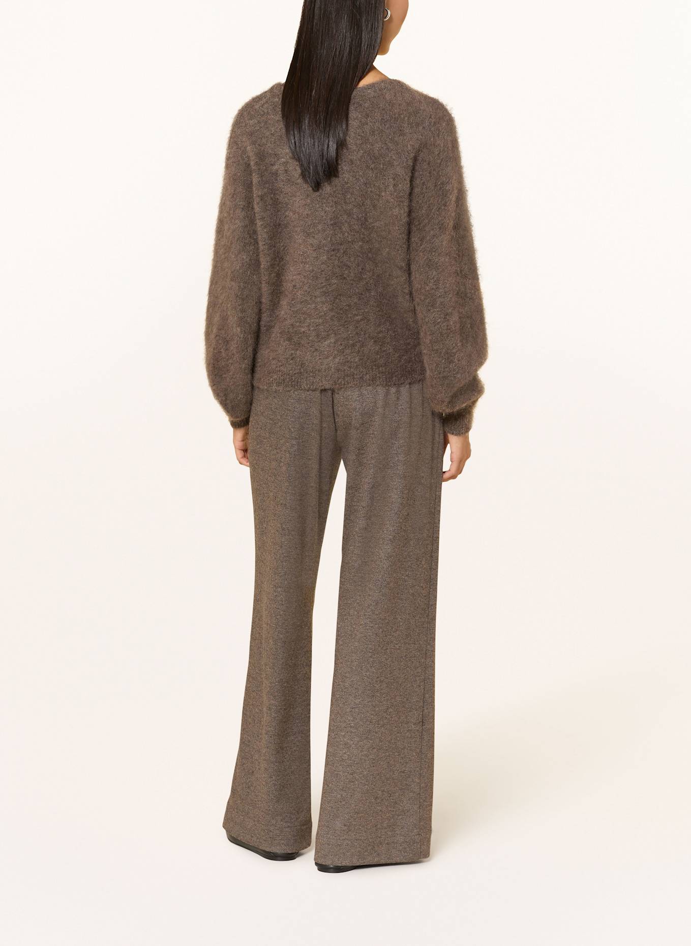 YERSE Marlenehose ALBA: BRAUN