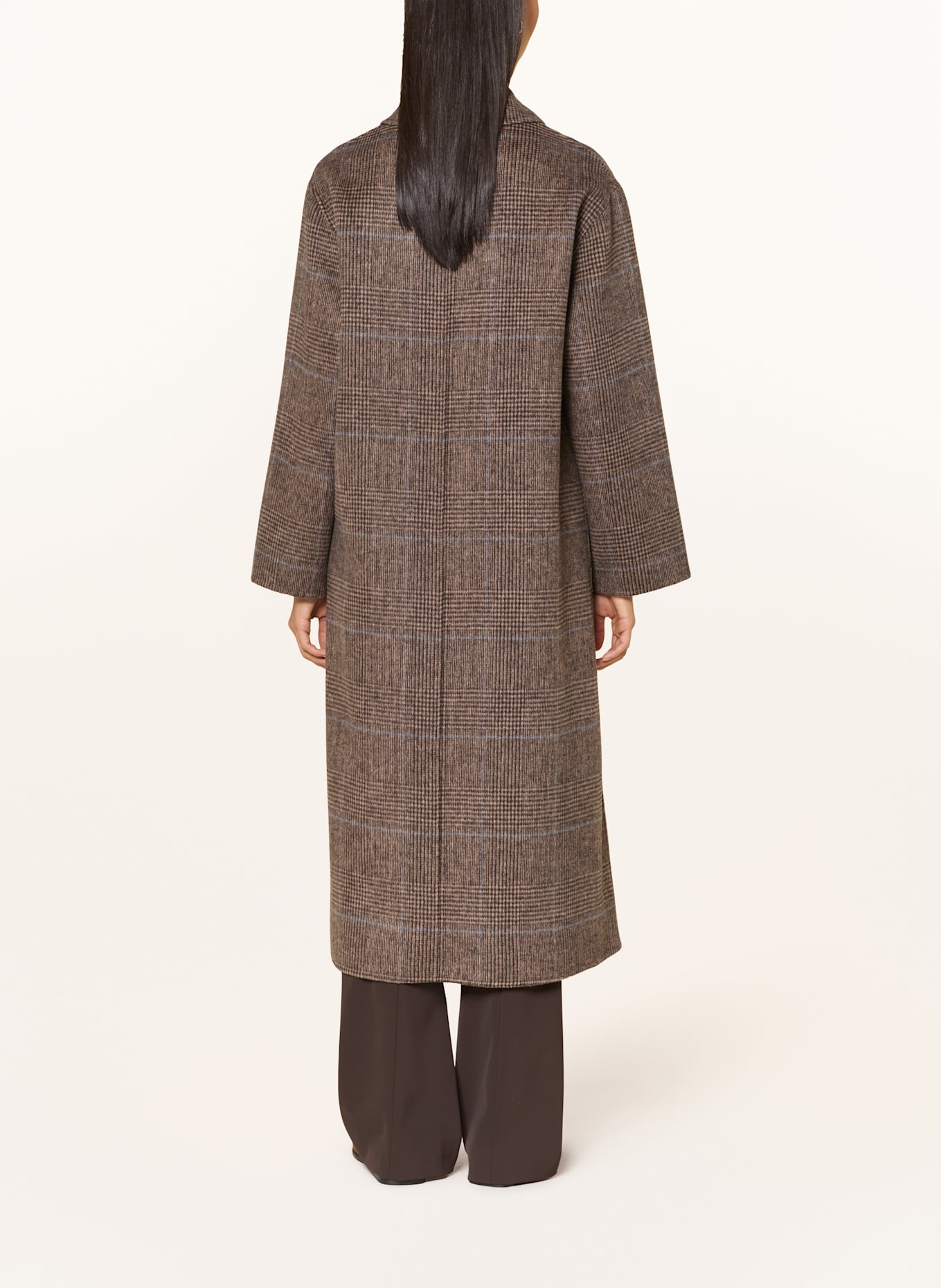 YERSE Mantel SHERLOCK: DUNKELBRAUN / BEIGE