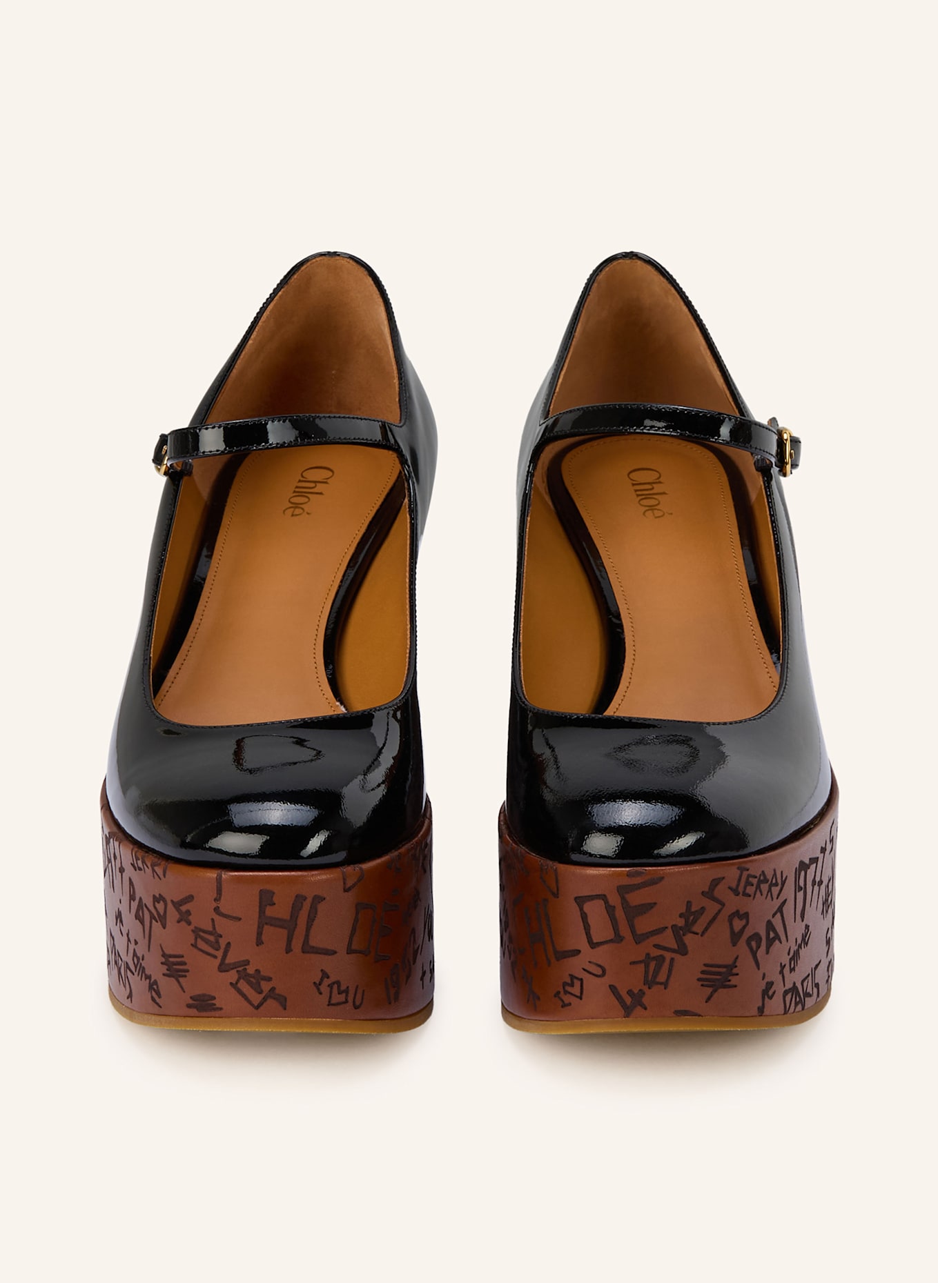 Chloé Plateau-Wedges MAXIME: SCHWARZ