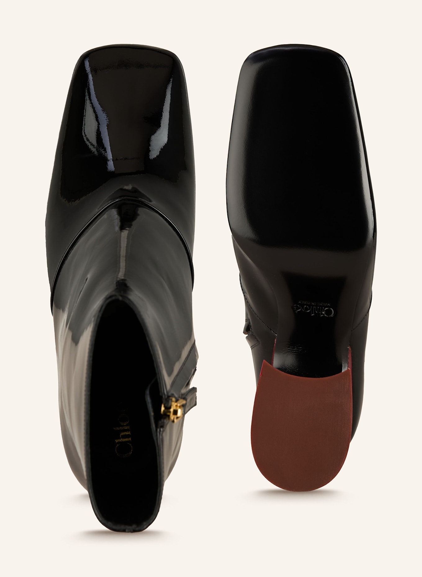 Chloé Lack-Boots JANIS: 001 BLACK