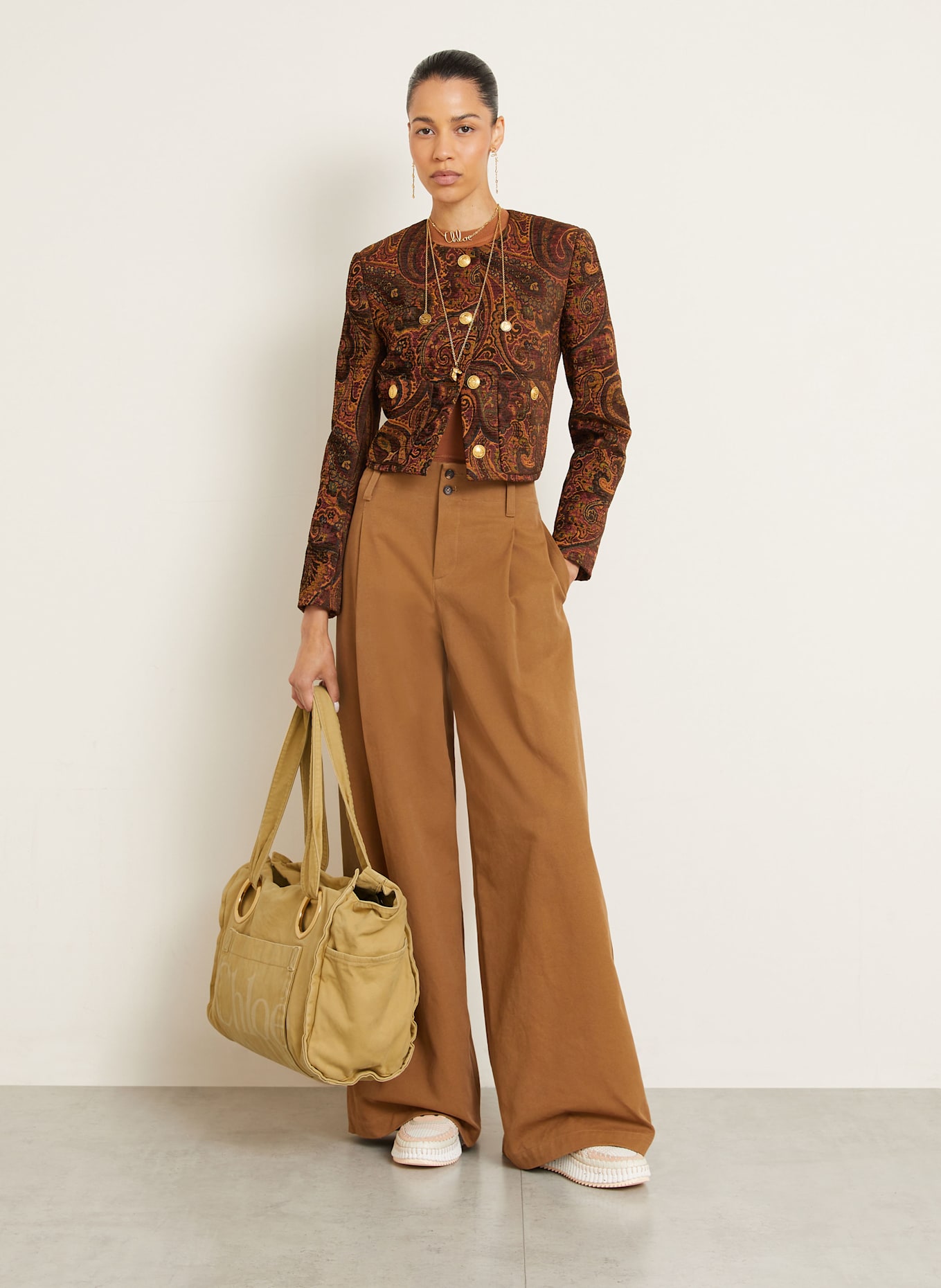 Chloé Shopper PLAGE: Porcelain Yellow