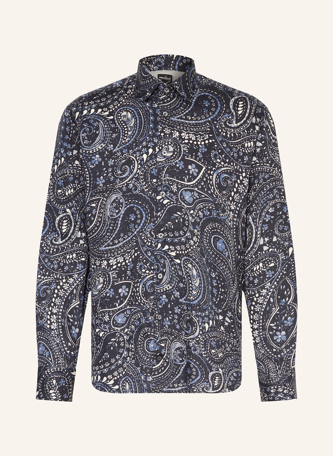 van Laack Hemd VL-RETIN Regular Fit: DUNKELBLAU / HELLBLAU / WEISS