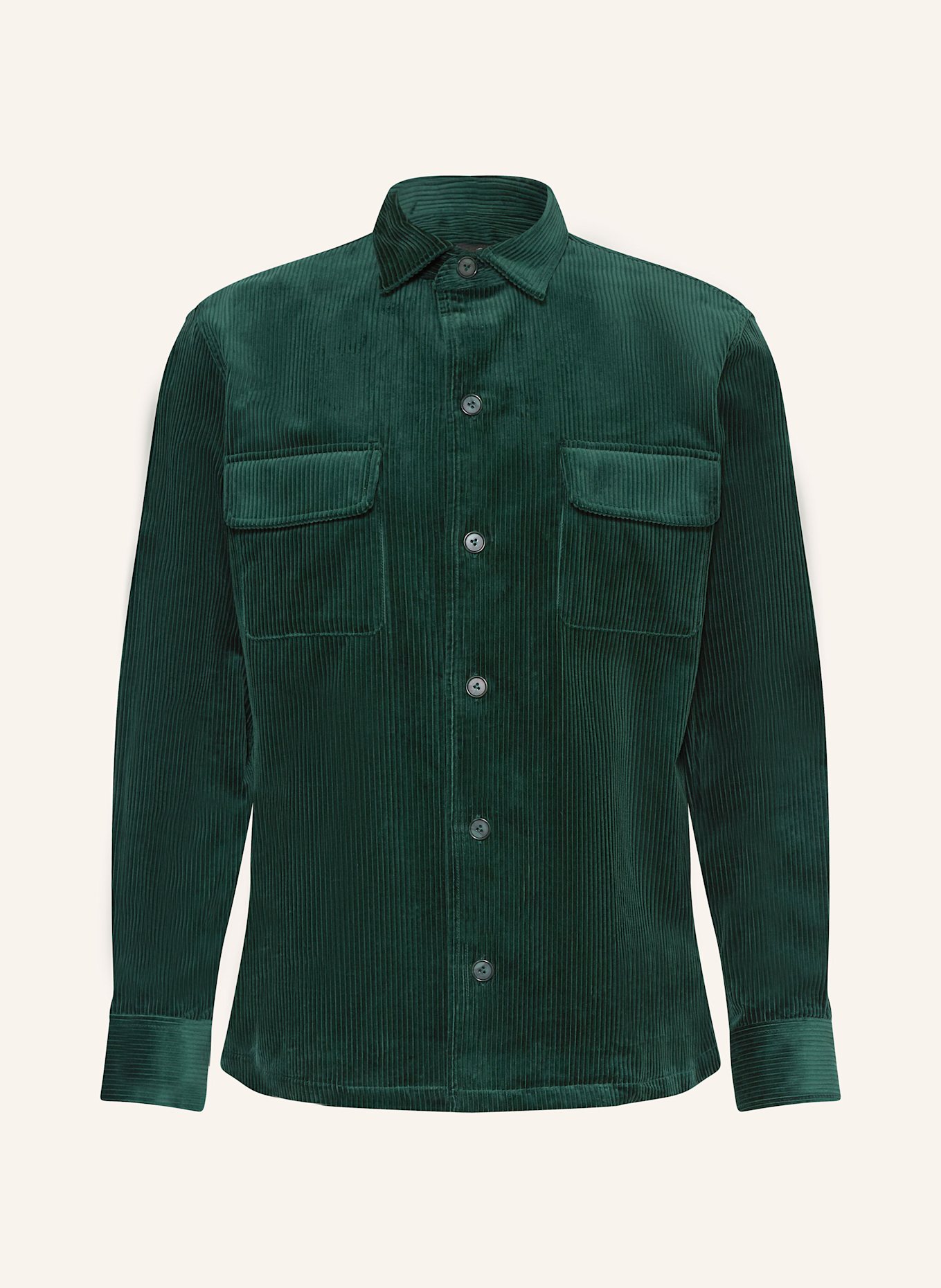 van Laack Cord-Overjacket REYDIN: DUNKELGRÜN